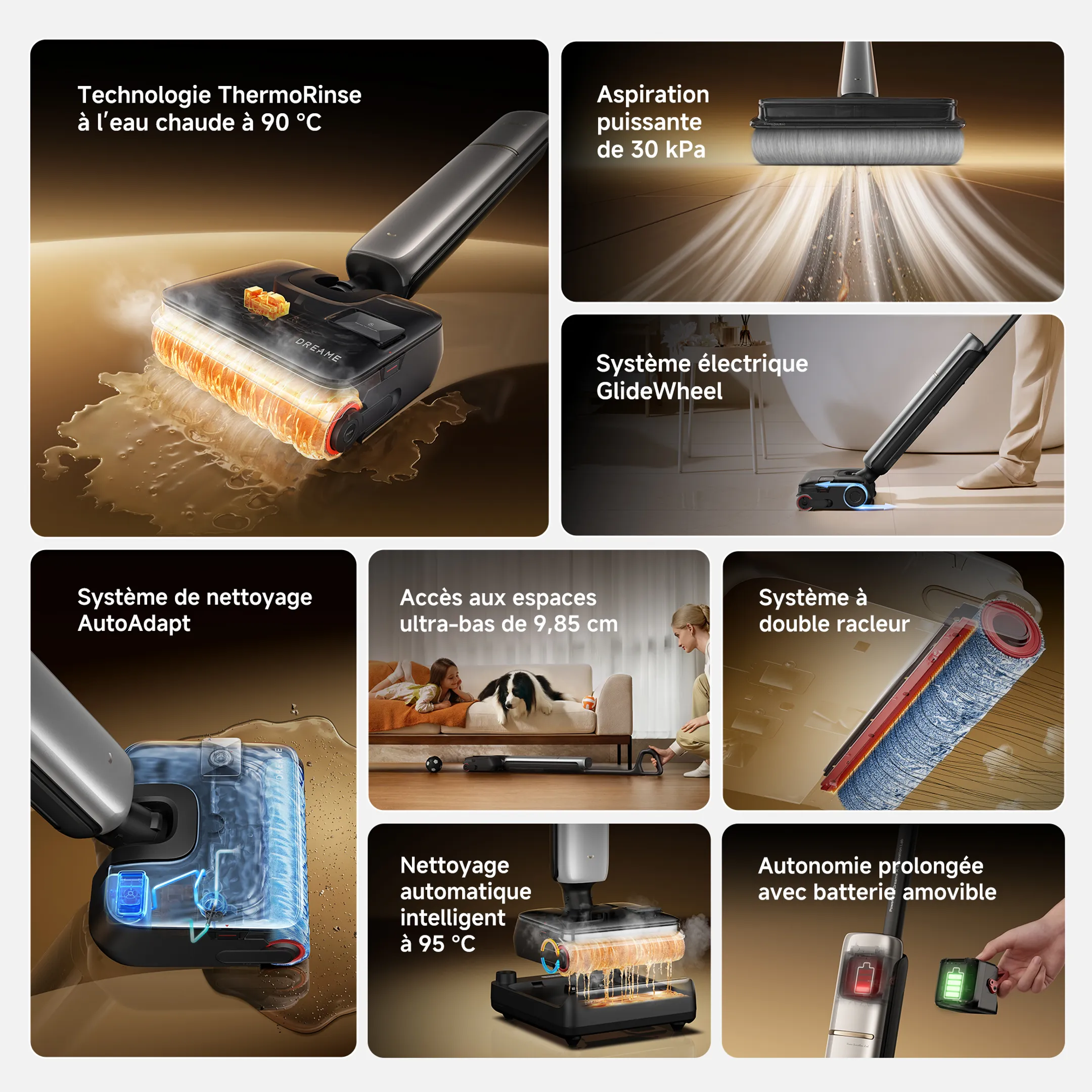 Nettoyeur de sols T15 Pro Heat