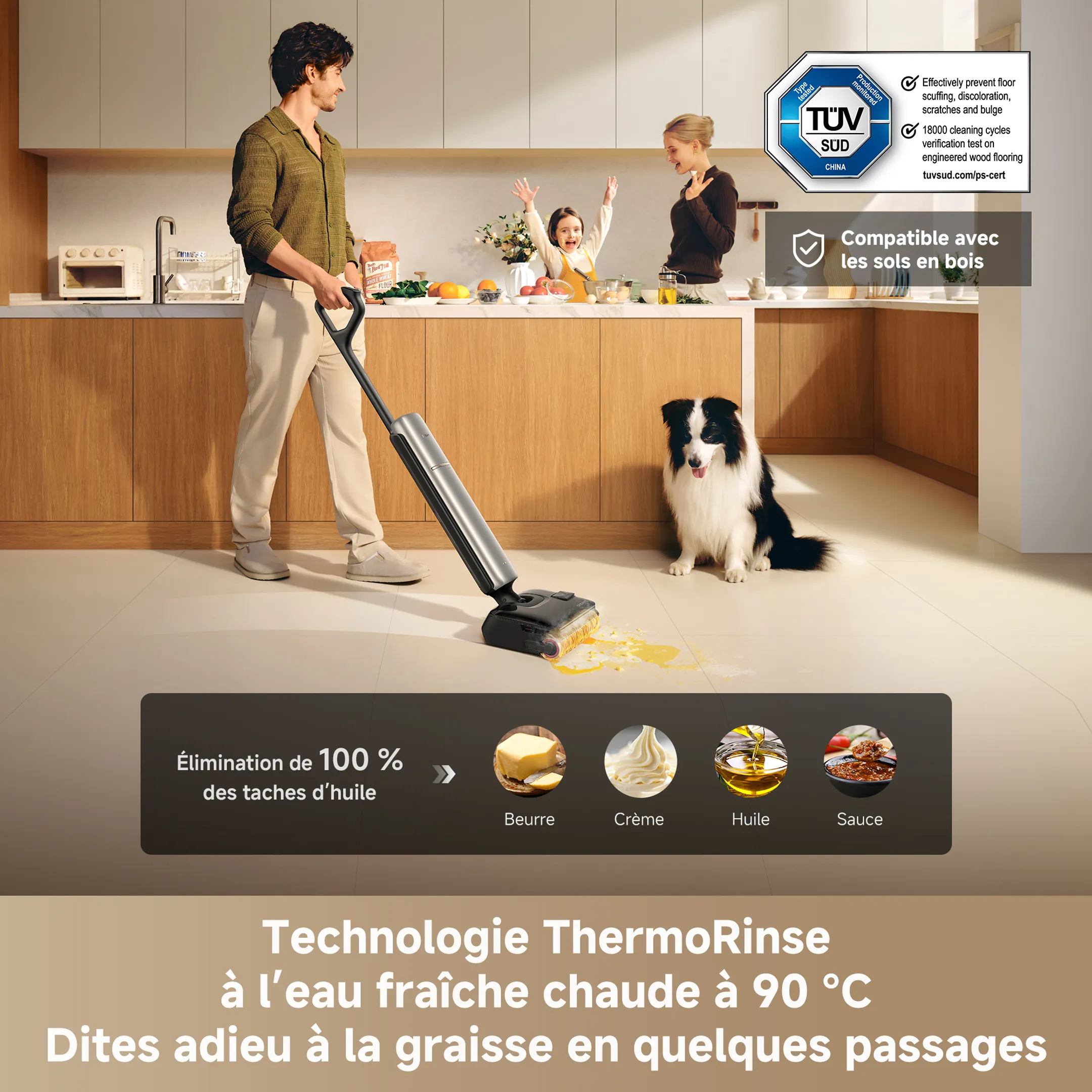 Nettoyeur de sols T15 Pro Heat