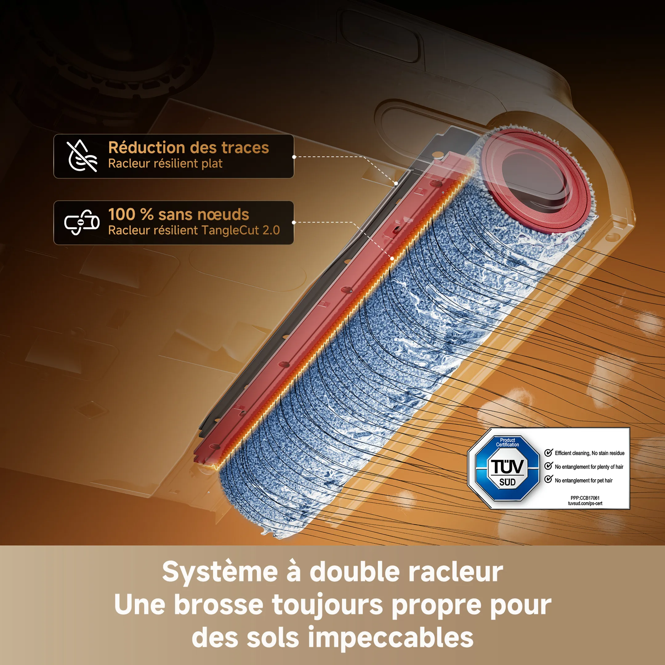 Nettoyeur de sols T16 Pro Steam