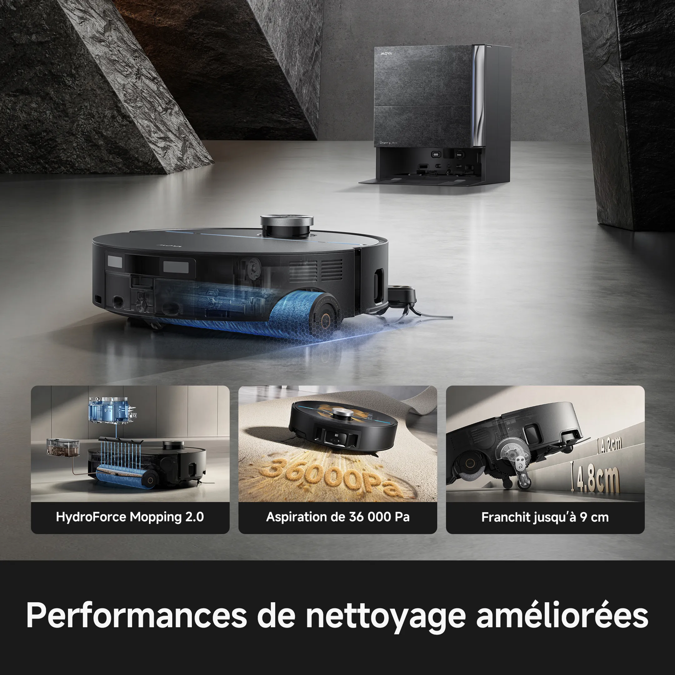 Aspirateur robot Z70 Ultra Roller