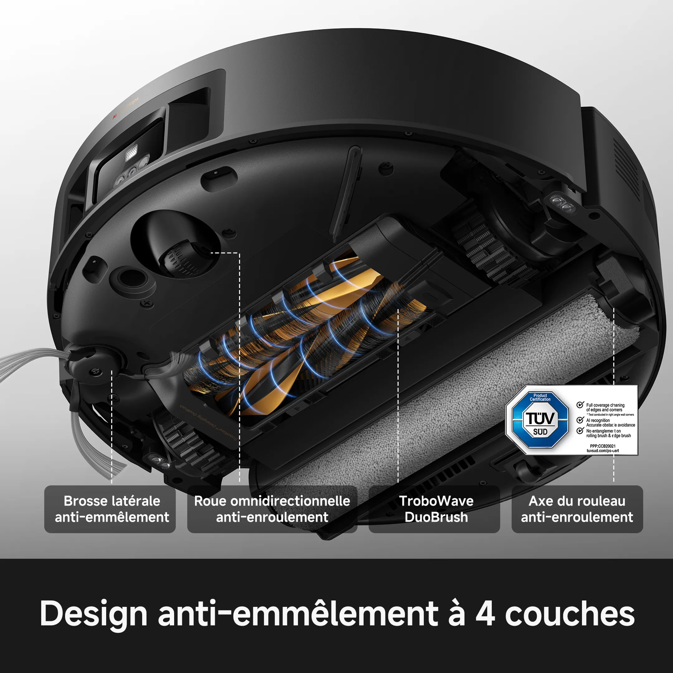 Aspirateur robot Z70 Ultra Roller