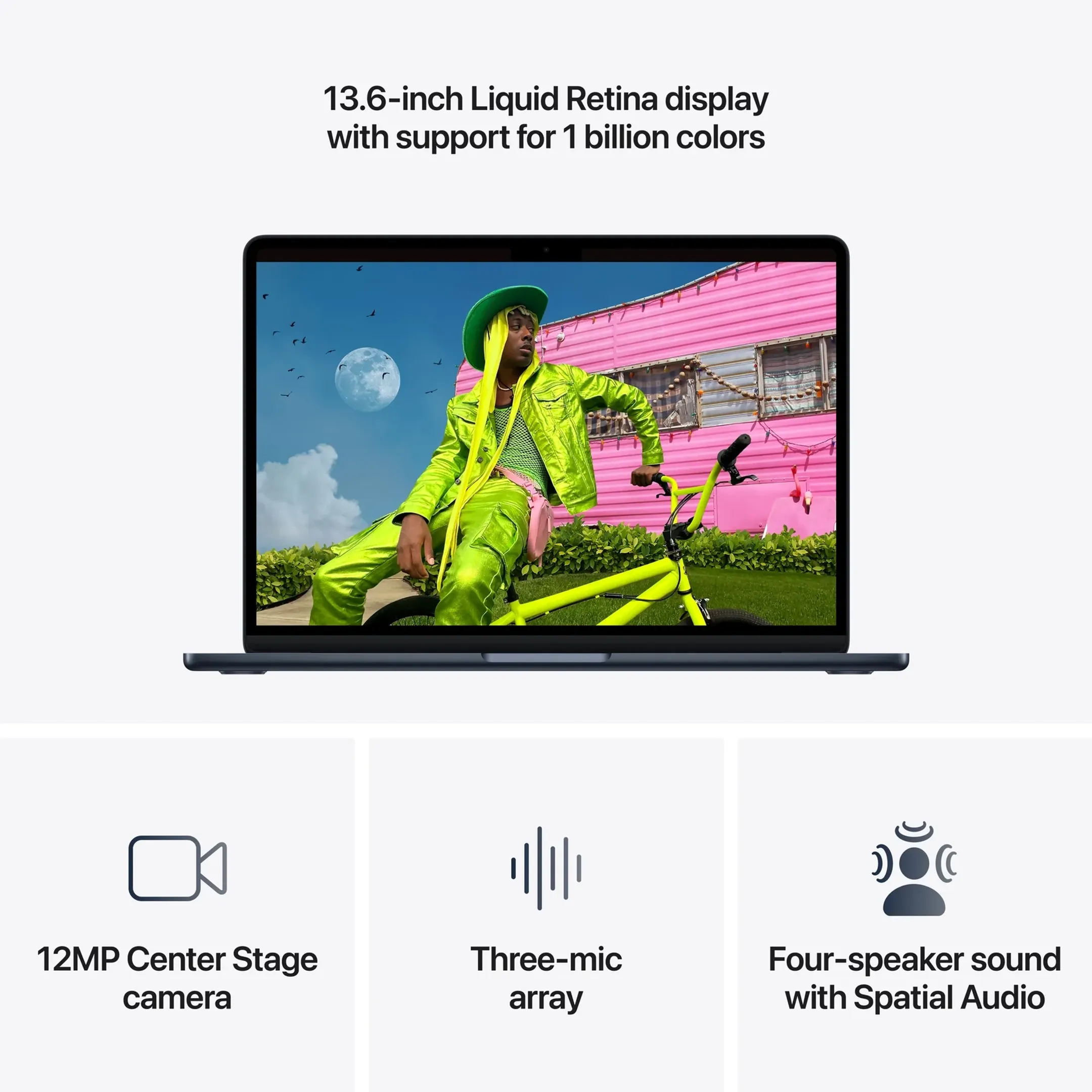 MacBook Air 13" M5 16Go/512Go Minuit
