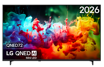 LG QNED AI Mini LED 4K TV 65QNED72B6B (2026) - 65 inch