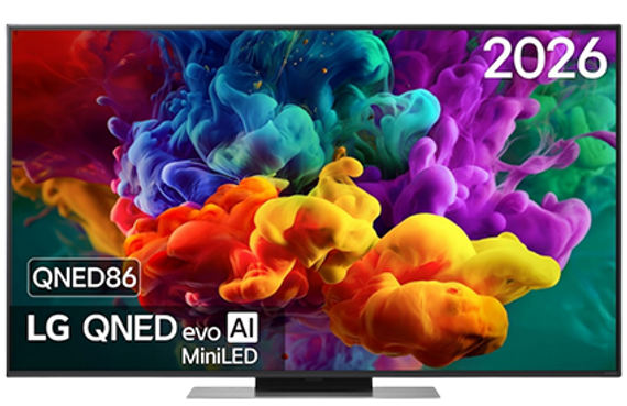 QNED AI Mini LED TV 4K 55QNED86B6B (2026) - 55 pouces