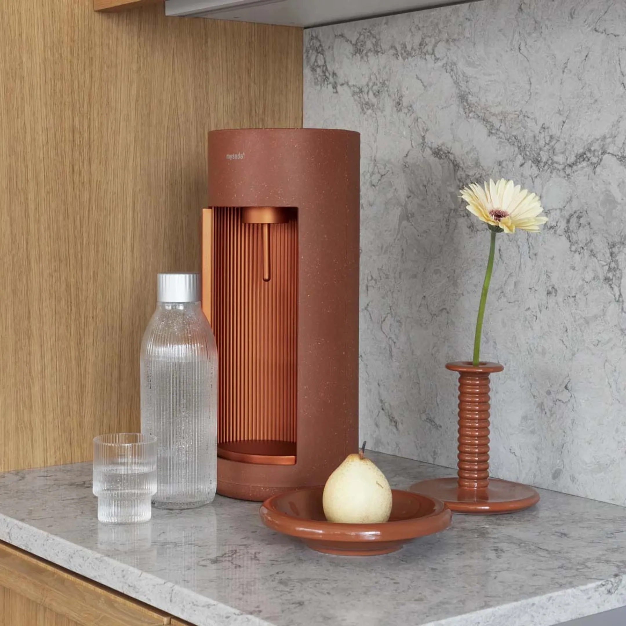 Bruiswatertoestel Glassy Terracotta