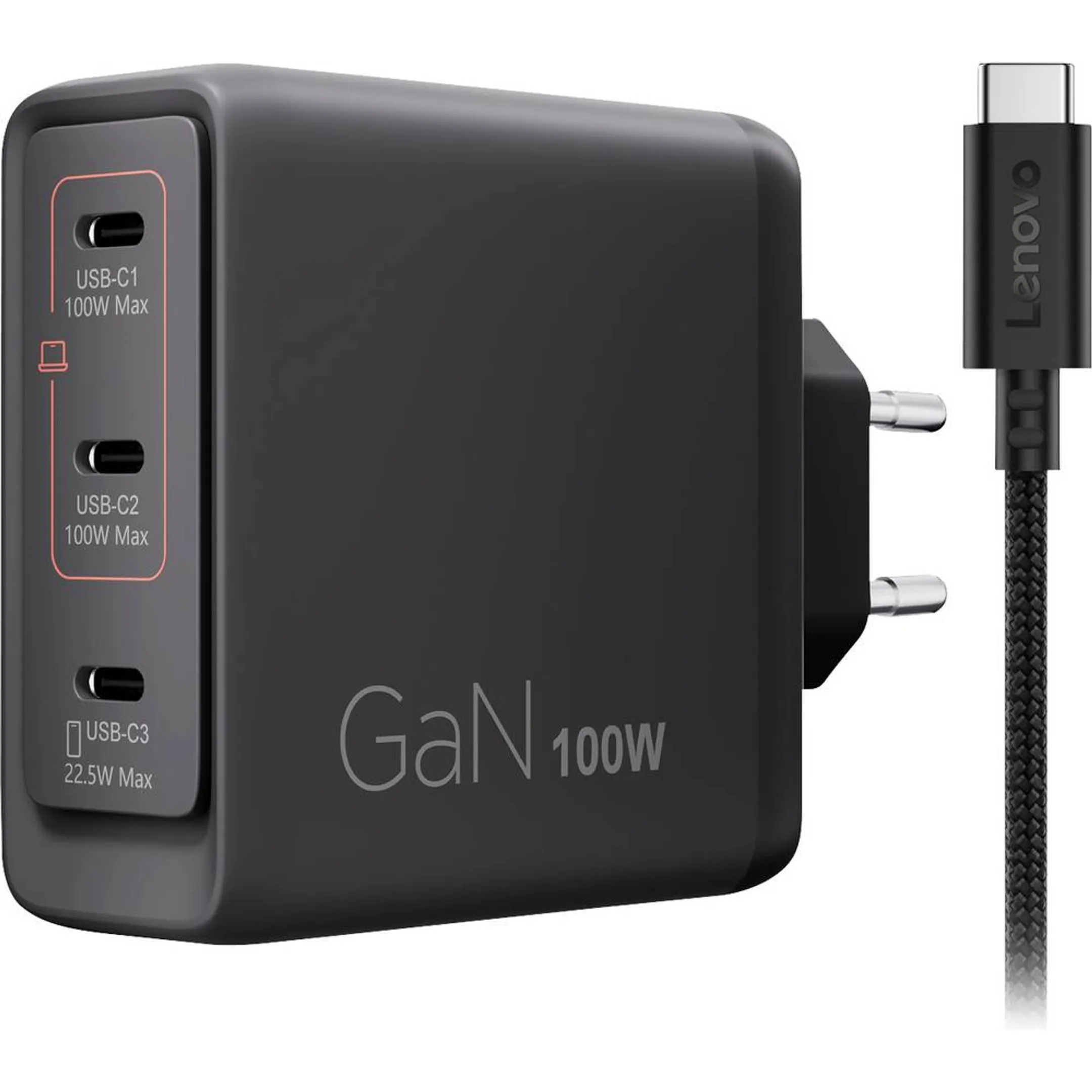 Laptop oplader 3x USB-C - 100W