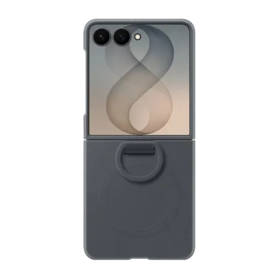 Ring magnet backcover voor Galaxy Z Flip8 - Zwart
