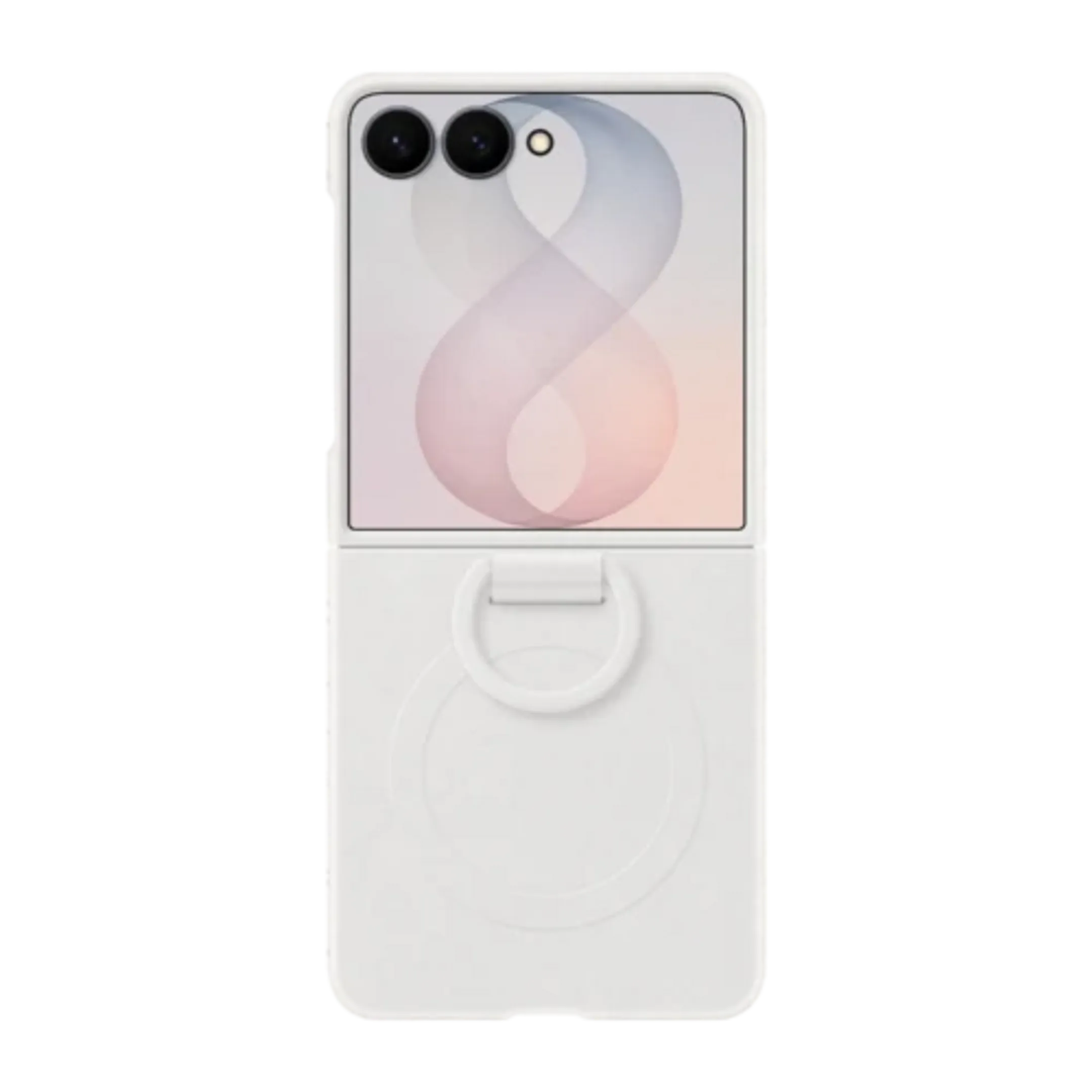 Ring magnet backcover voor Galaxy Z Flip8 - Cream