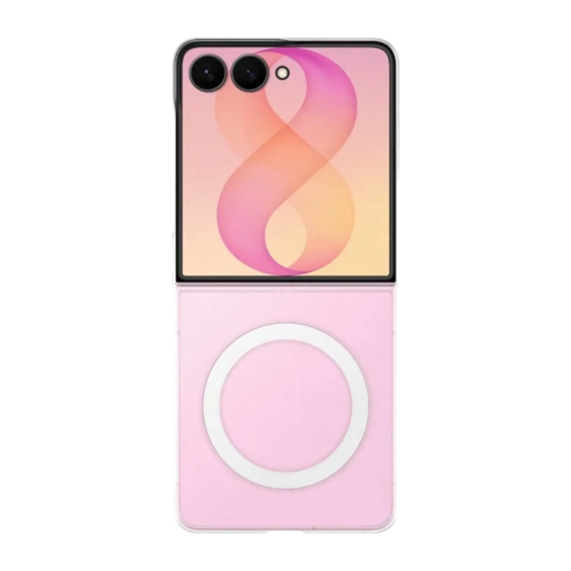 Clear magnet case voor Galaxy Z Flip8