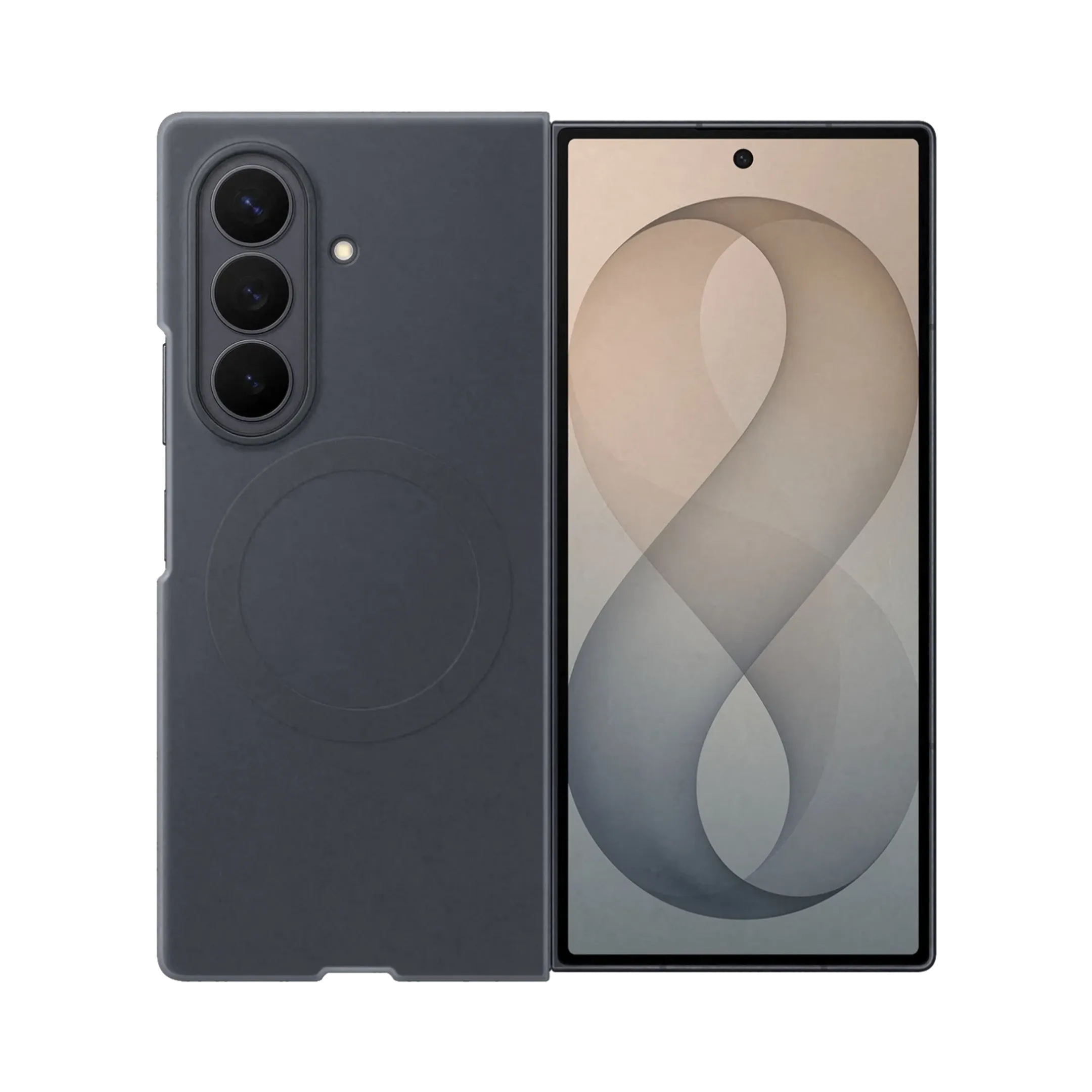 Magnet backcover voor Galaxy Z Fold8 Ultra - Zwart