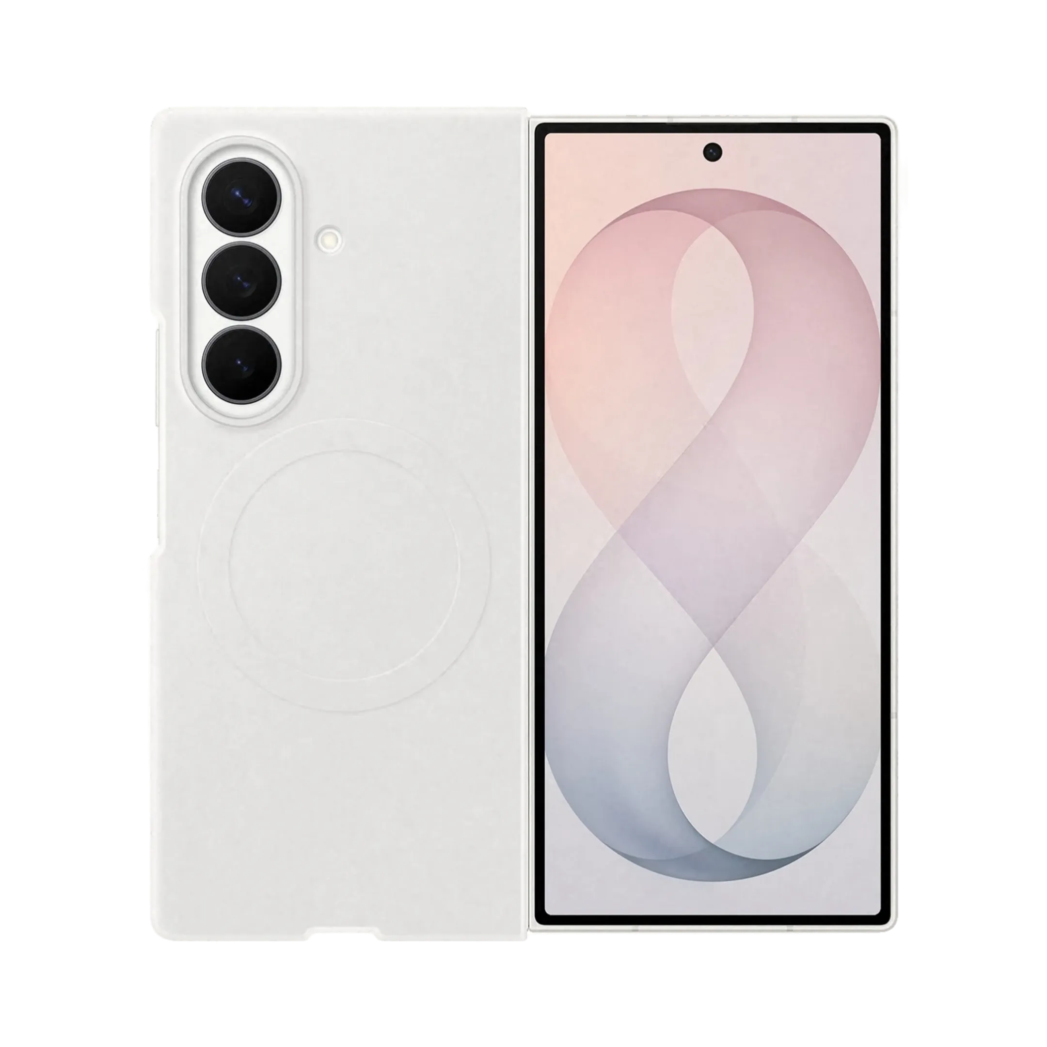 Magnet backcover voor Galaxy Z Fold8 Ultra - Cream