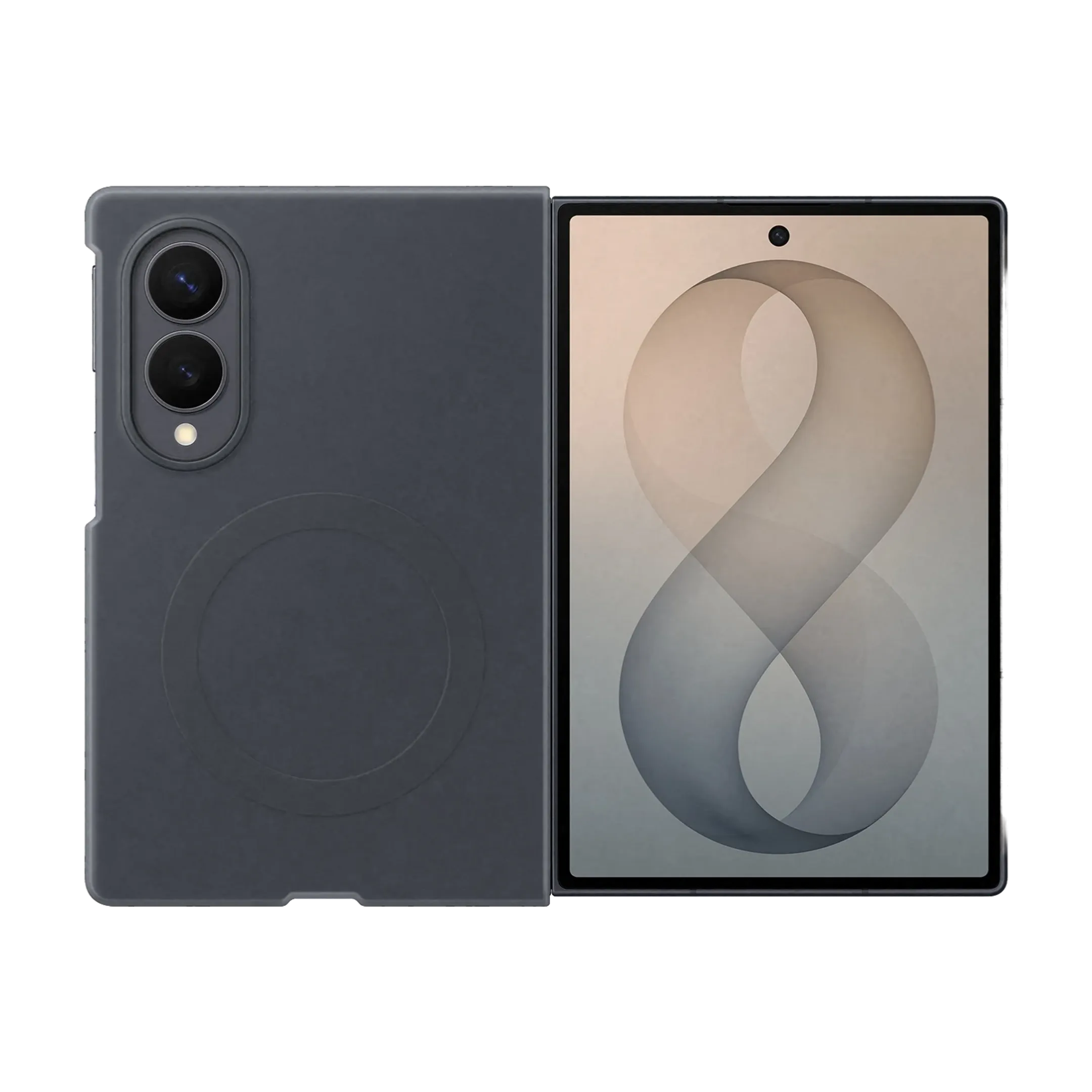 Magnet backcover voor Galaxy Z Fold8 - Zwart