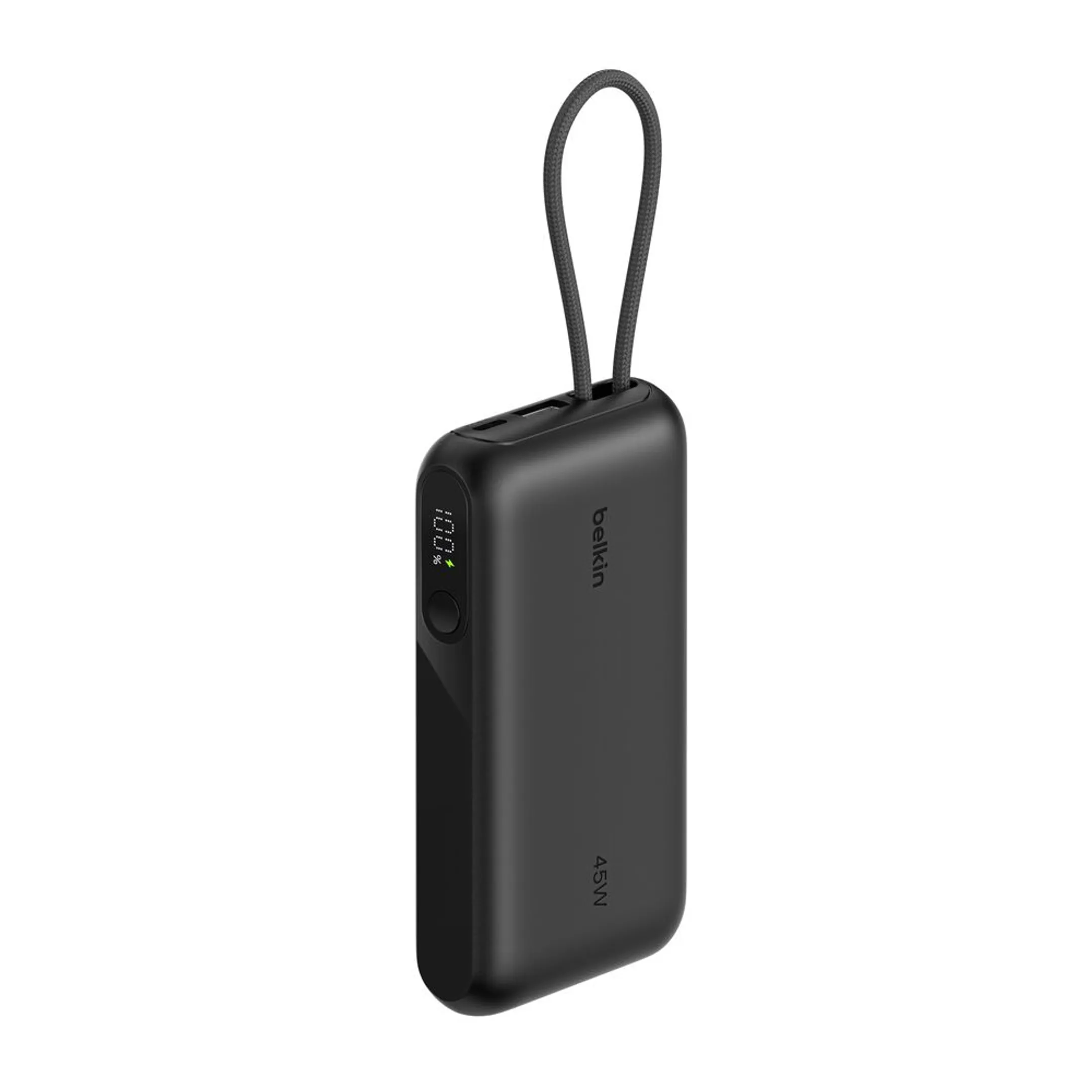 Batterie externe 10 000 mAh - Avec câble intégré