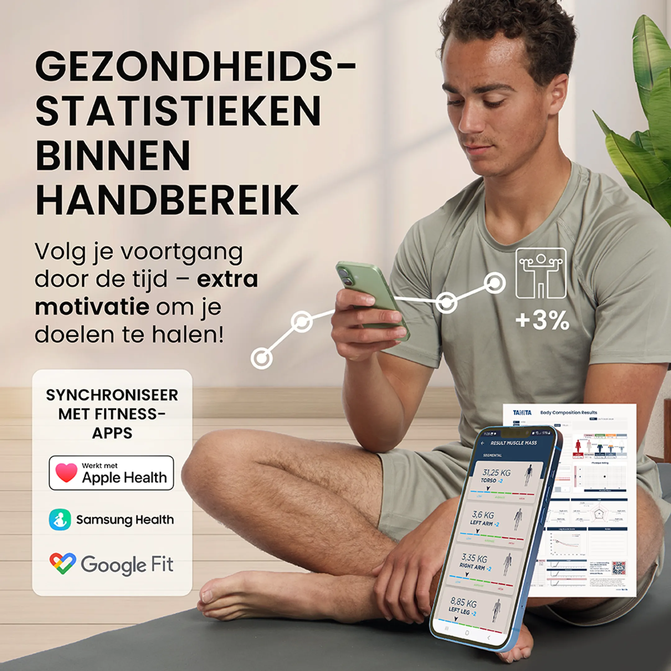 RD-545HR Slimme segmentale lichaamsanalyse weegschaal