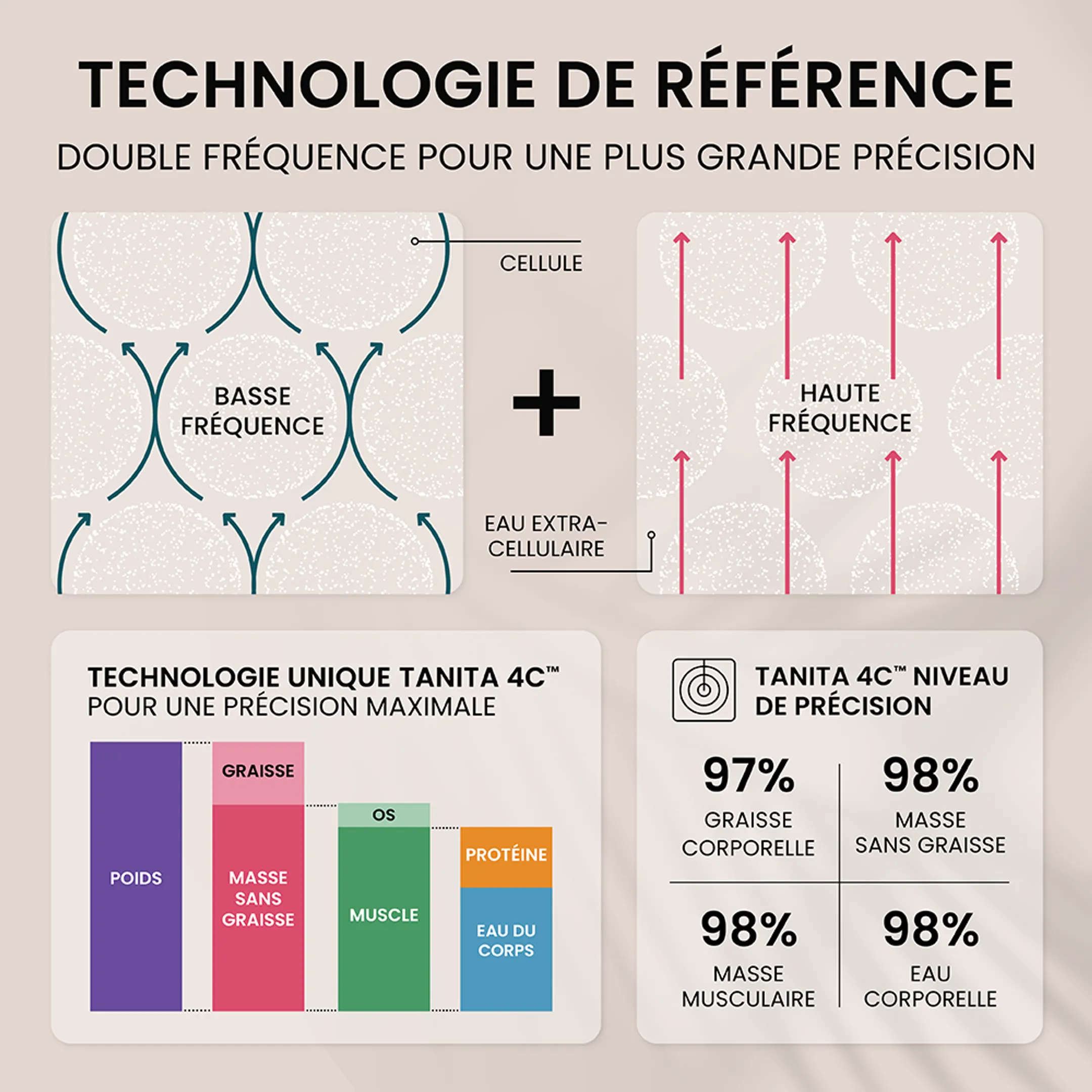 RD-545HR Pèse-personne intelligente avec analyse corporelle segmentaire