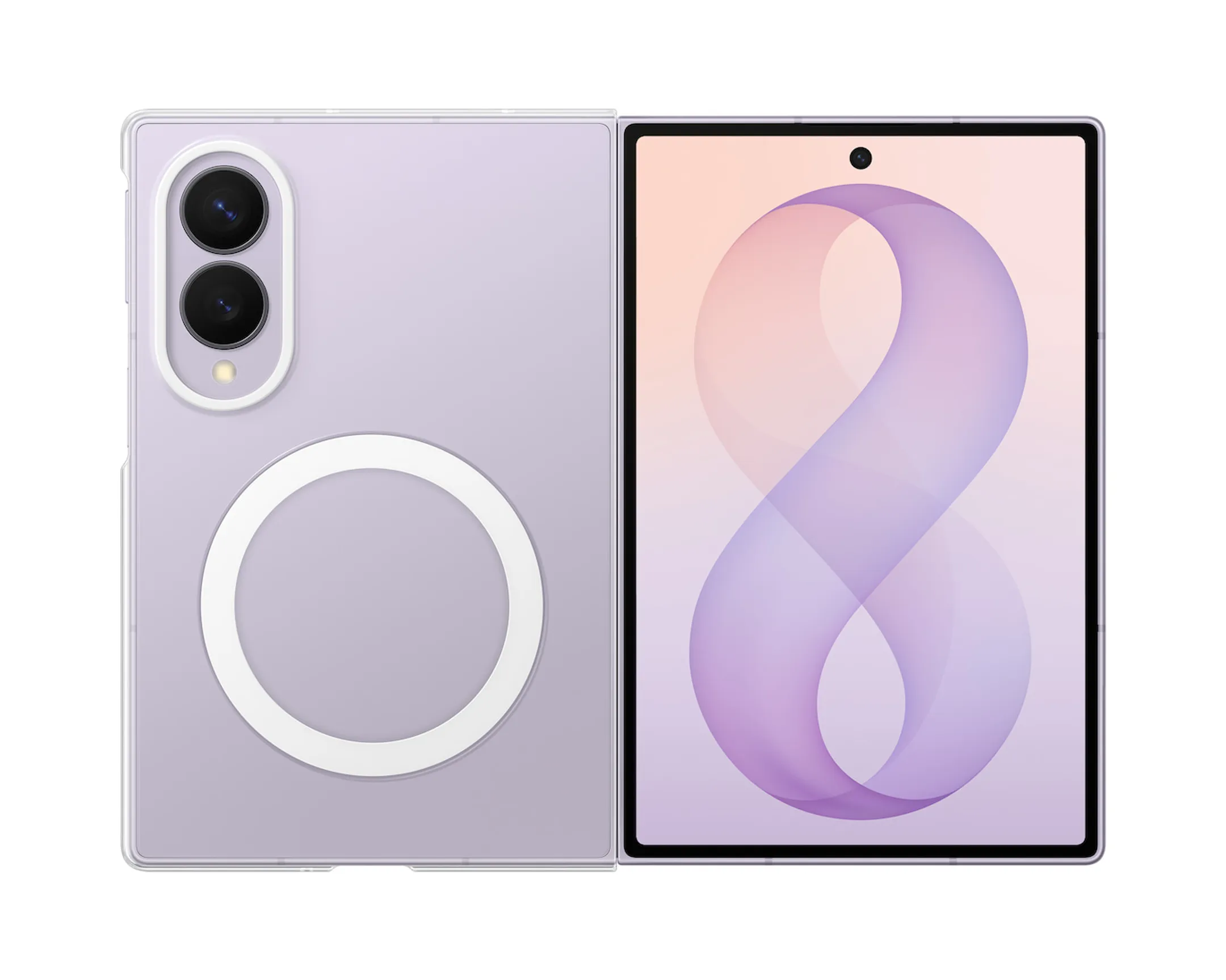 Clear magnet backcover voor Galaxy Z Fold8