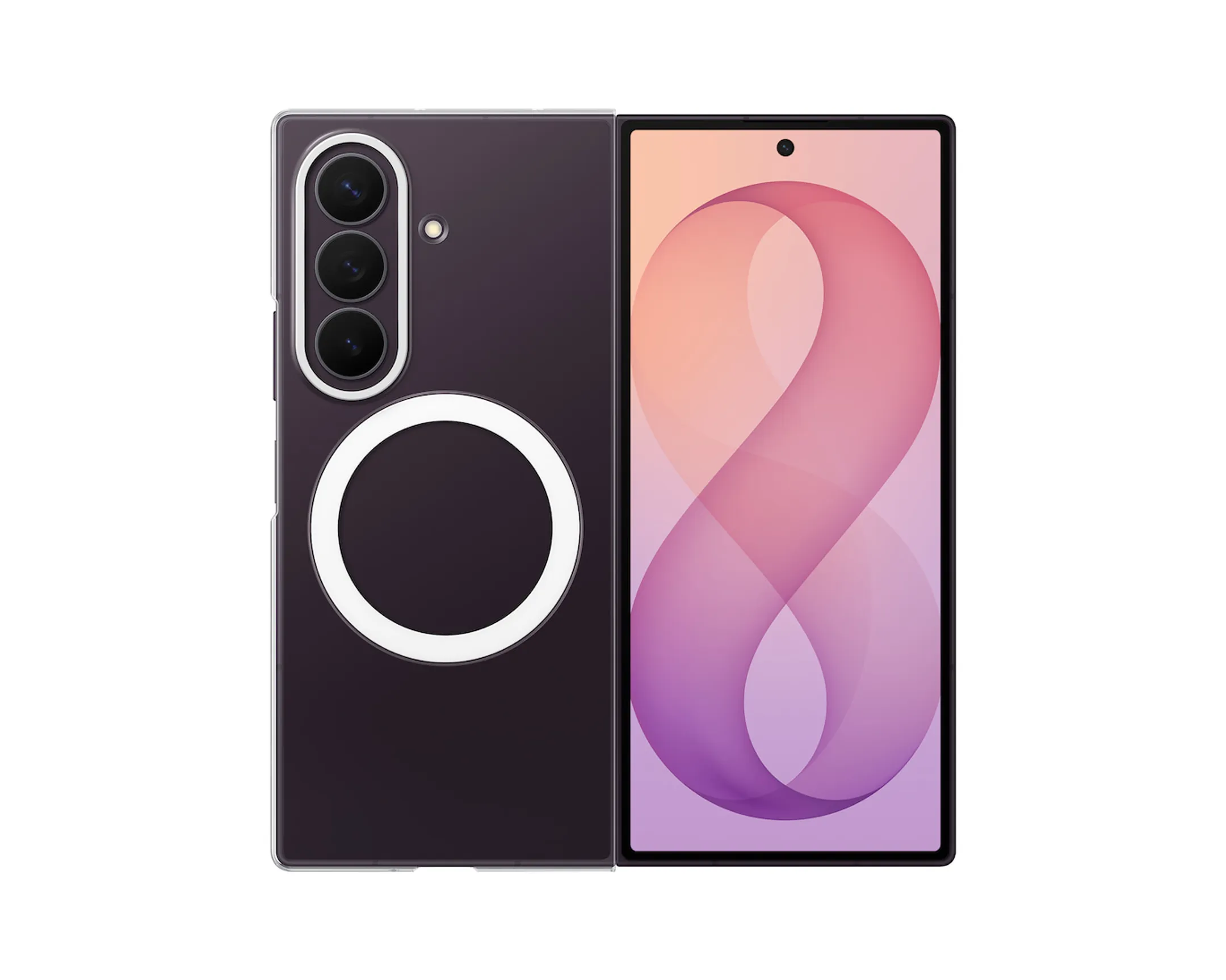 Clear magnet backcover voor Galaxy Z Fold8 Ultra