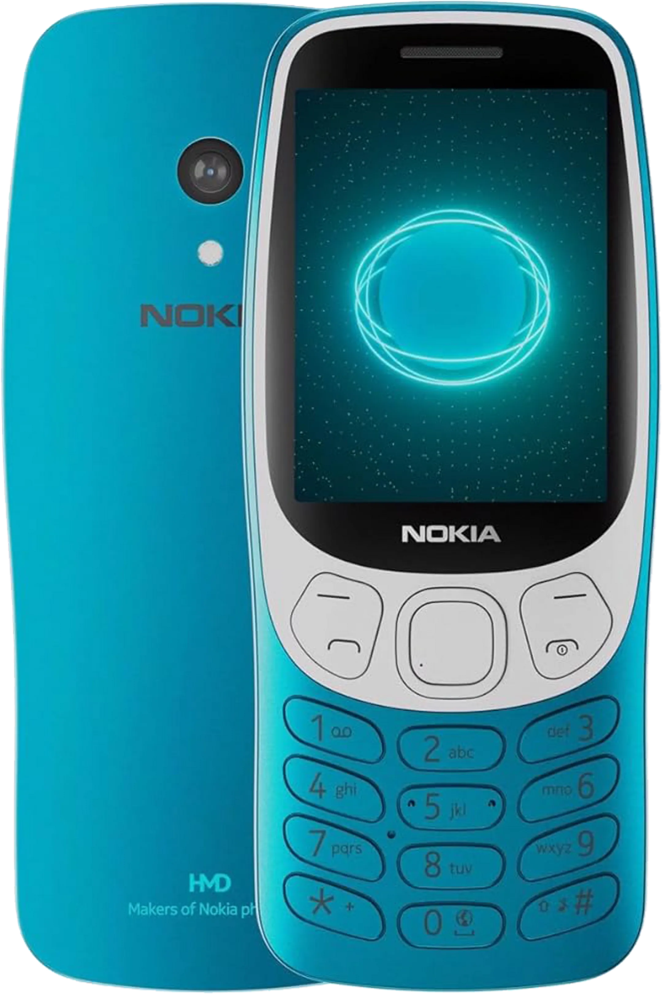 3210 4G 128 MB Dual SIM Blauw