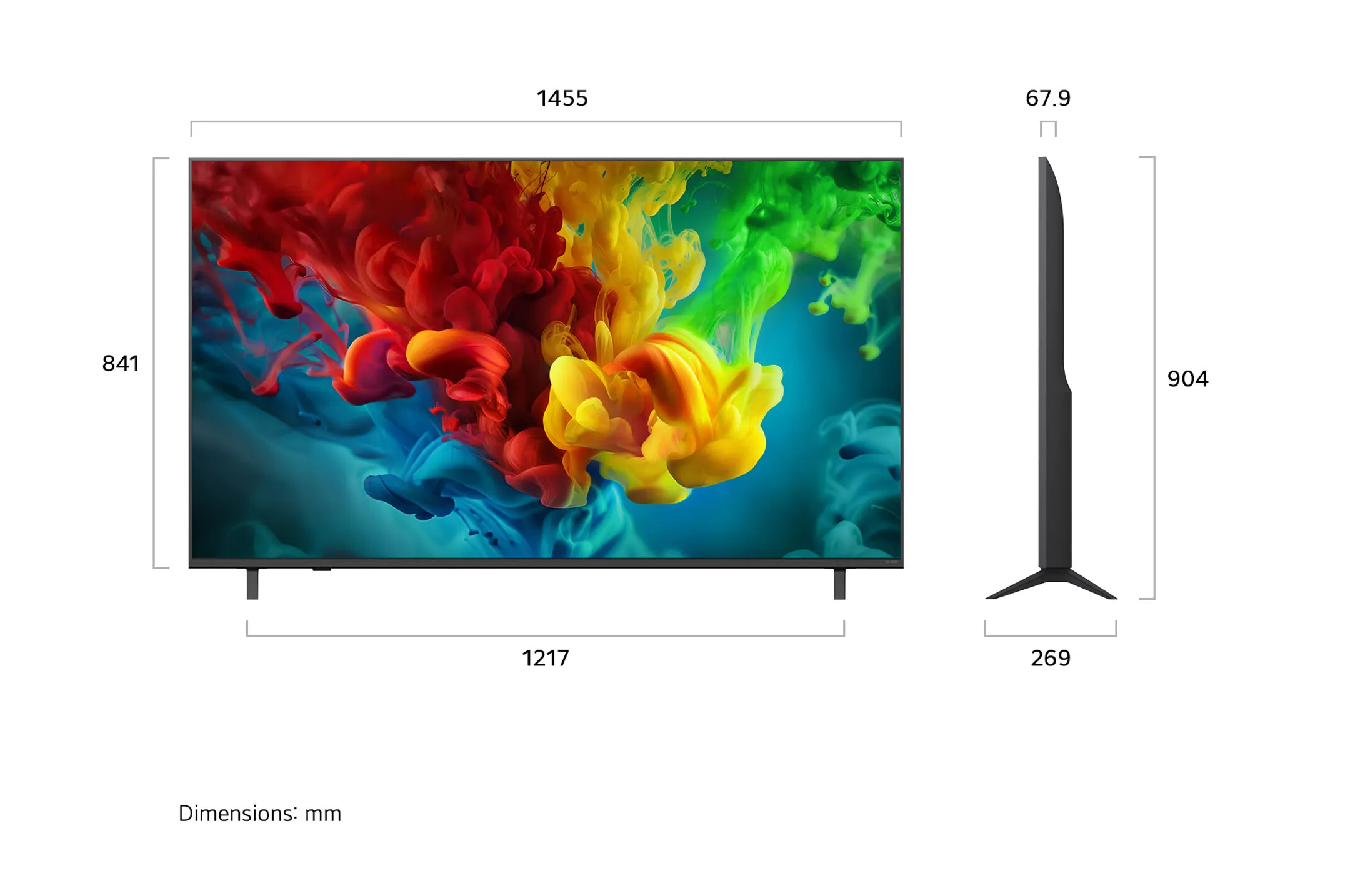 QNED evo AI Mini LED 4K TV 65QNED83B6A (2026) - 65 pouces