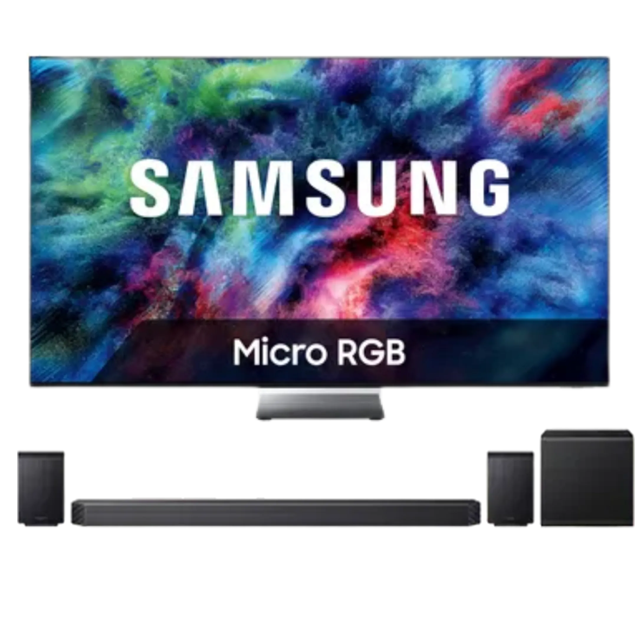 Bundle - Micro RGB 4K TV MRE65R95HATXXN (2026) - 65 pouces + Barre de son Cinematic Q-series HW-Q930H/XN - Noir