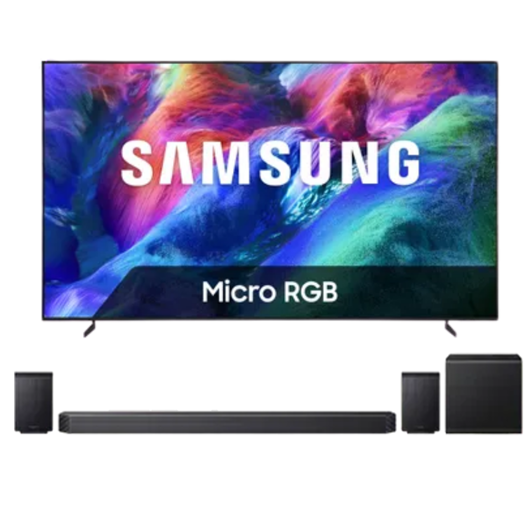 Samsung Bundel - Micro RGB 4K TV MRE55R86HAUXXN (2026) - 55 inch + Cinematic Q-series HW-QS750F/XN soundbar - Zwart