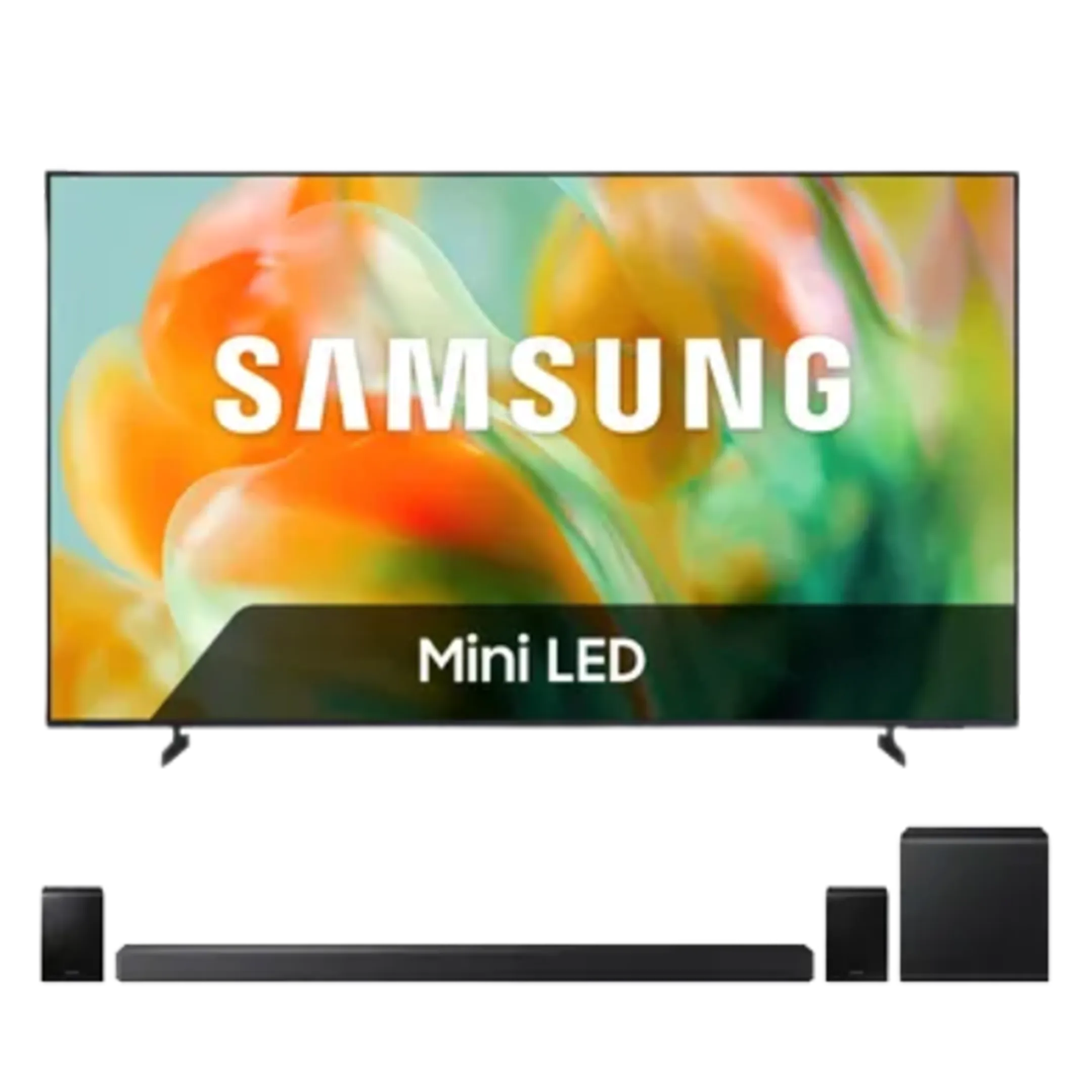 Bundle - Mini LED TV 4K UE85M80HAUXXN (2026) - 85 pouces + Barre de son Cinematic Q-series HW-QS750F/XN - Noir