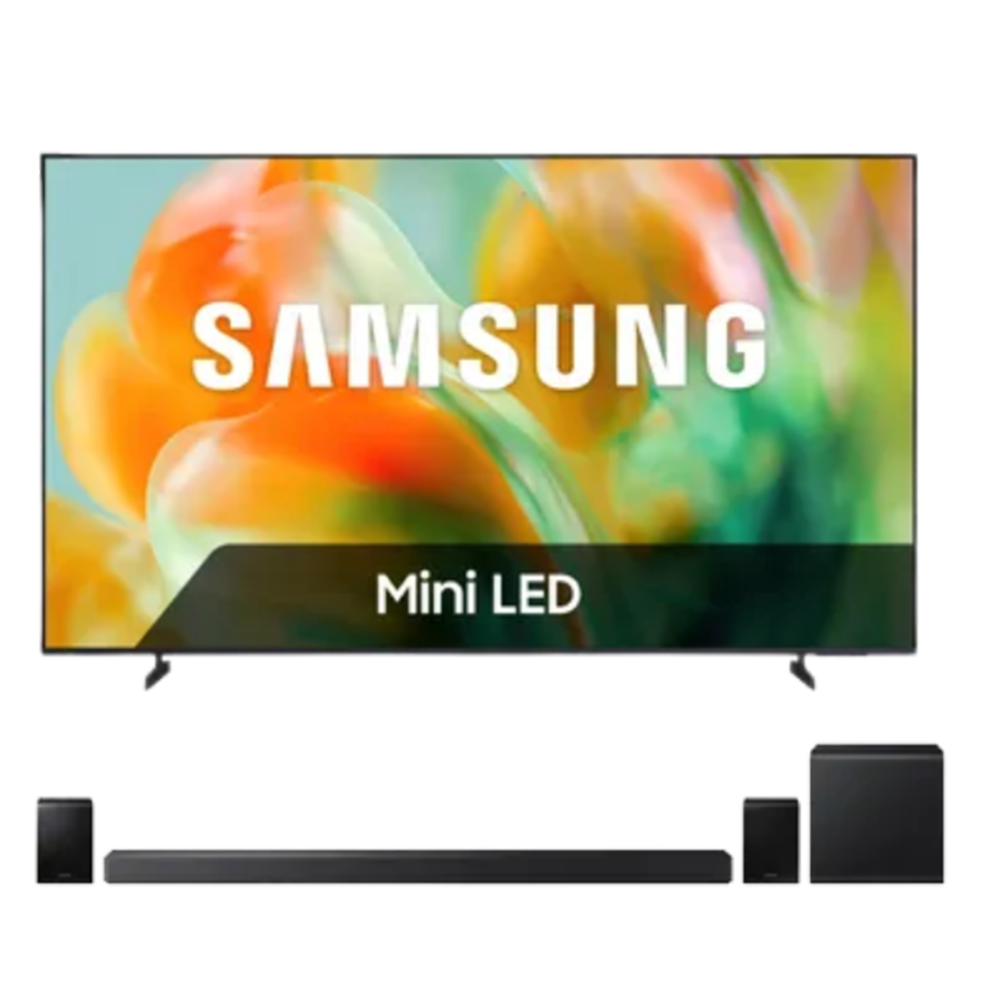 Samsung Bundel - Mini LED 4K TV UE85M80HAUXXN (2026) - 85 inch + Cinematic Q-series HW-QS750F/XN soundbar - Zwart
