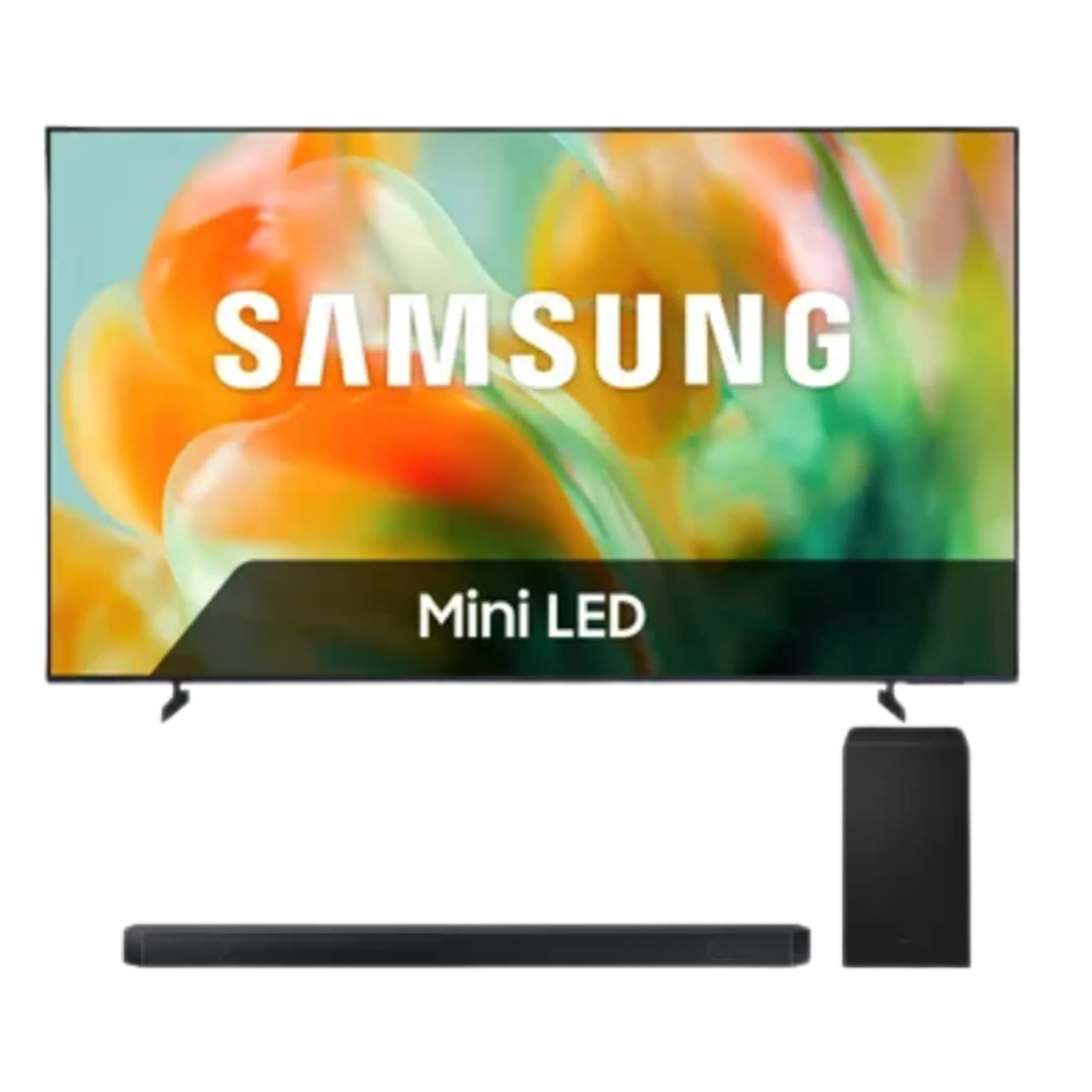 Bundle - Mini LED TV 4K UE65M83HAUXXN (2026) - 65 pouces + Cinematic Q-series Barre de son HW-Q600H/XN (2026) - Noir