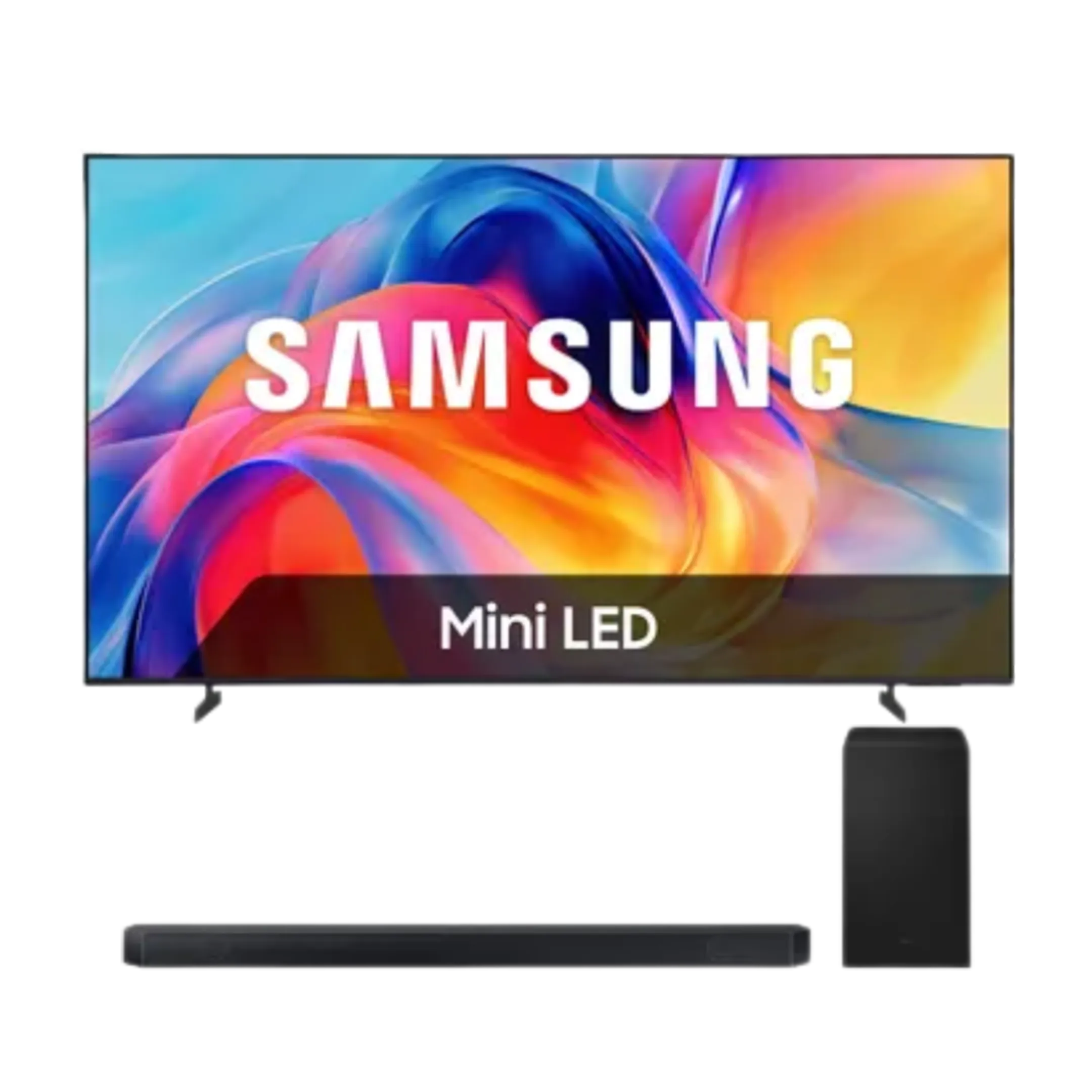 Bundel - Mini LED 4K TV UE55M73HAUXXN (2026) - 55 inch + Cinematic Q-series Soundbar HW-Q600H/XN (2026) - Zwart
