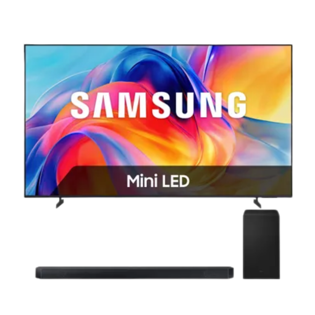 Samsung Bundel - Mini LED 4K TV UE55M73HAUXXN (2026) - 55 inch + Cinematic Q-series Soundbar HW-Q600H/XN (2026) - Zwart