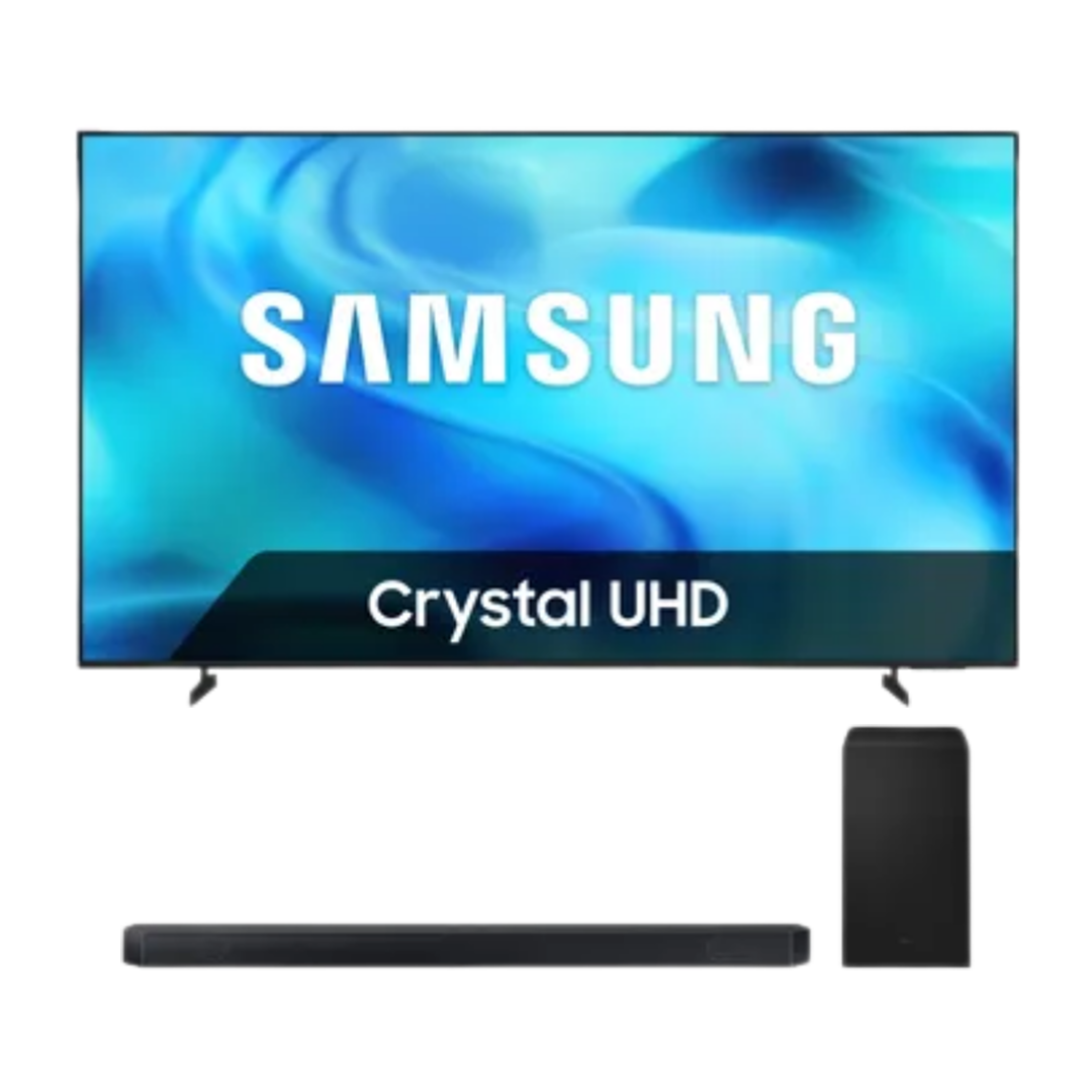 Samsung Bundel - LED TV 4K UE75U8090HUXXN (2026) - 75 inch + Cinematic Q-series Soundbar HW-Q600H/XN (2026) - Zwart