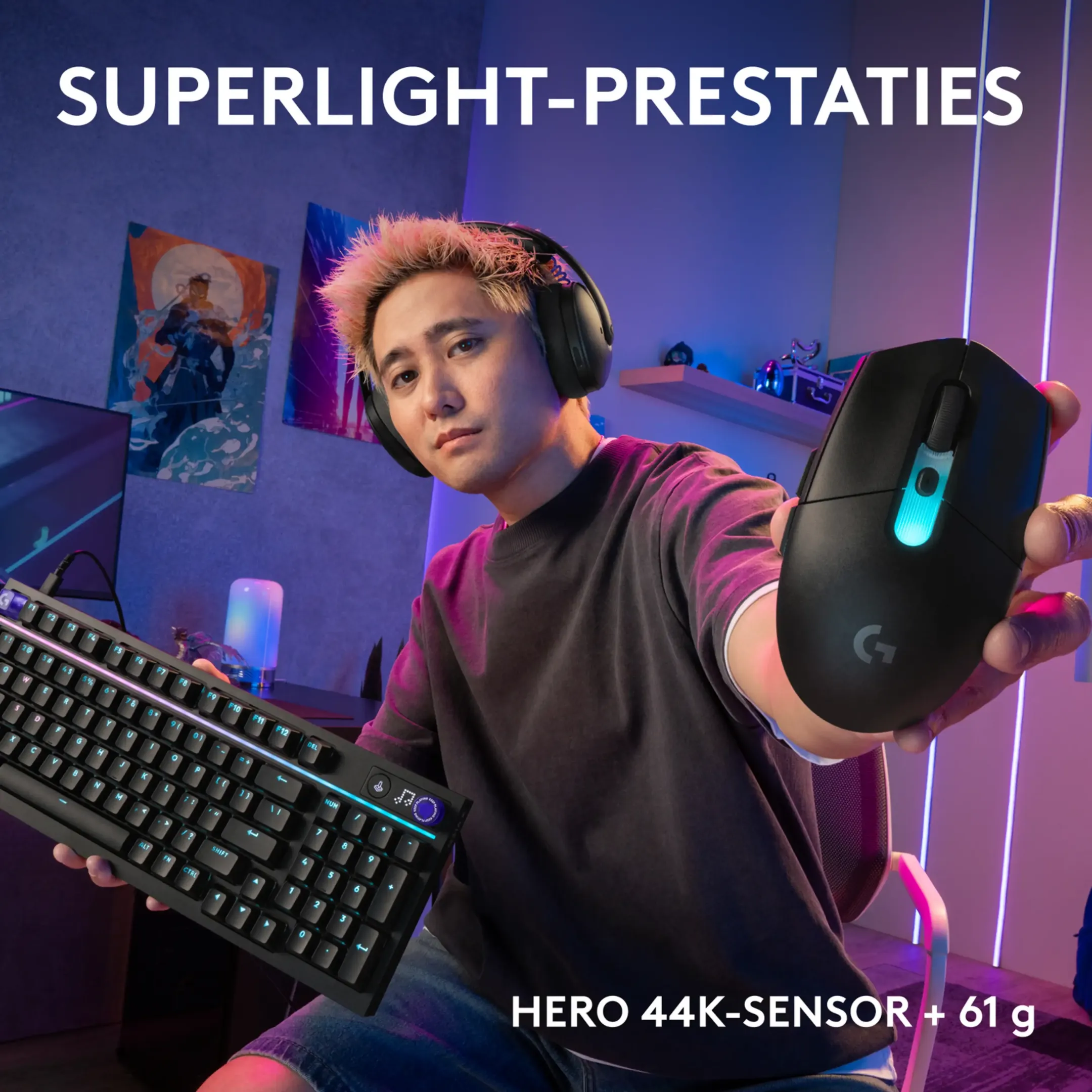 G305 X SUPERLIGHT - Zwart
