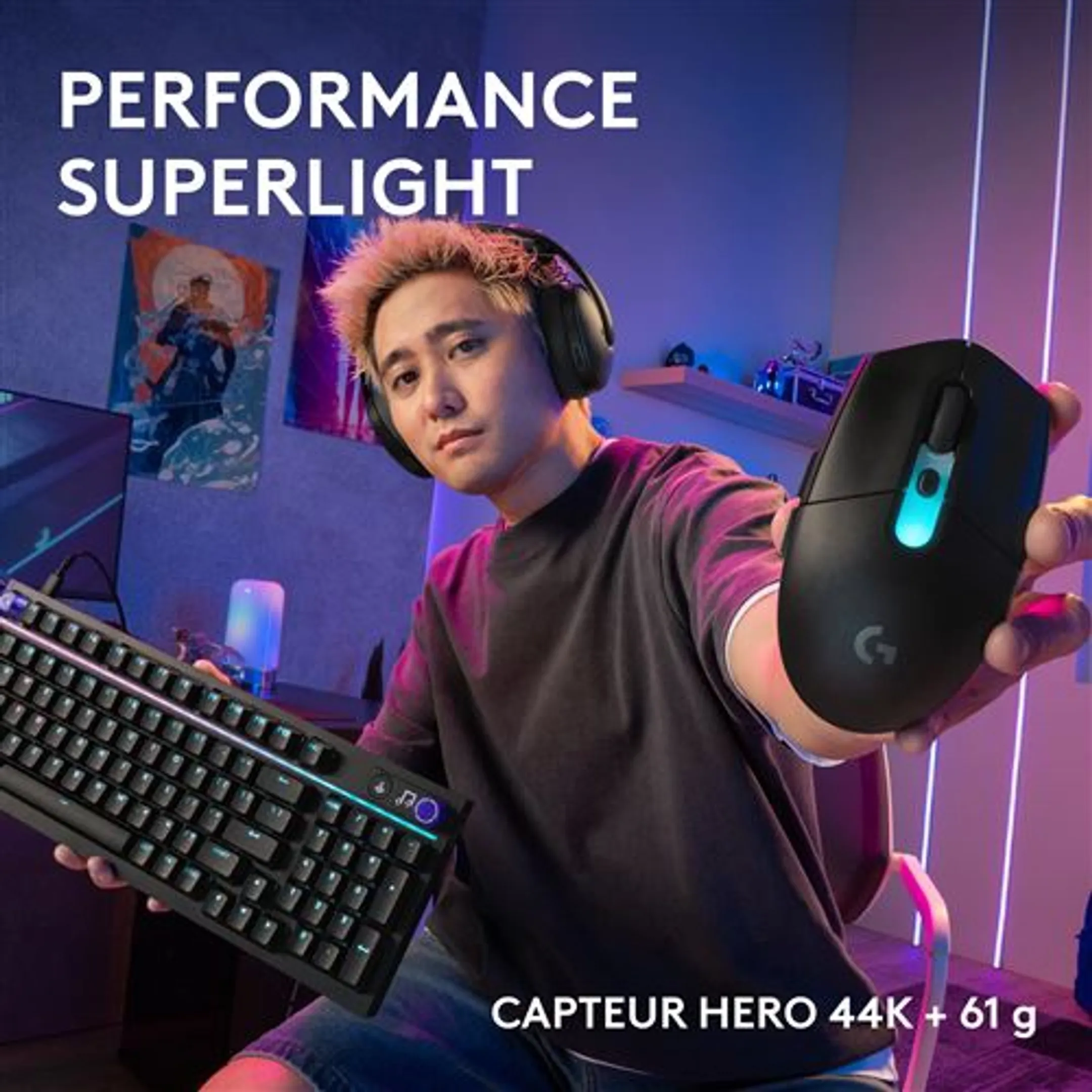 G305 X SUPERLIGHT - Zwart