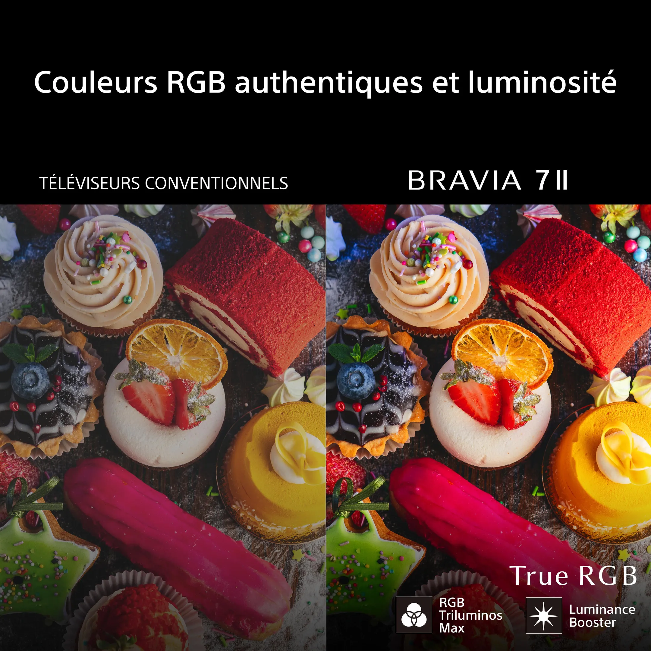 RGB LED 4K TV BRAVIA 7 || K75XR79M2PB (2026) - 75 pouces