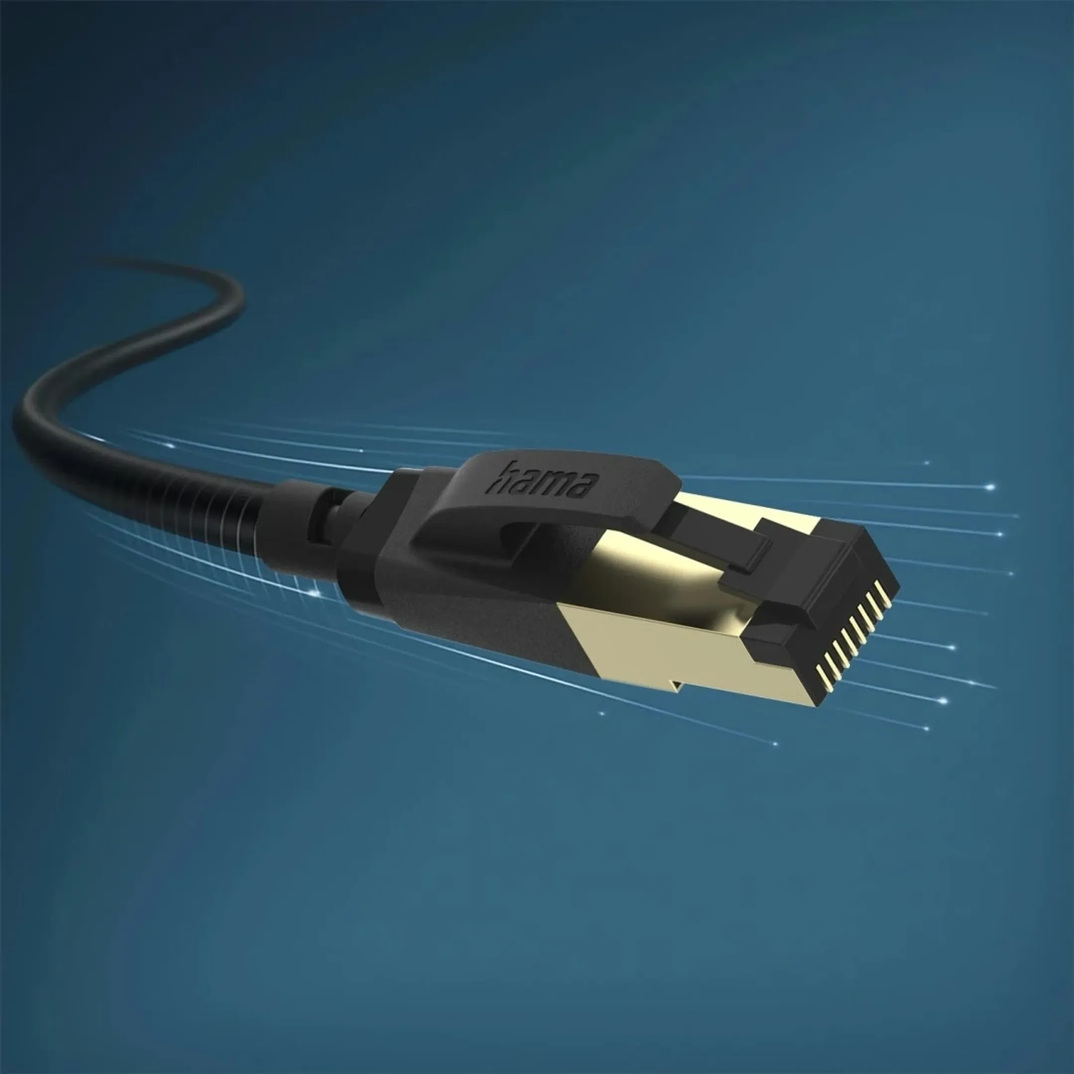 Cat8 Netwerkkabel - 1,5m Zwart