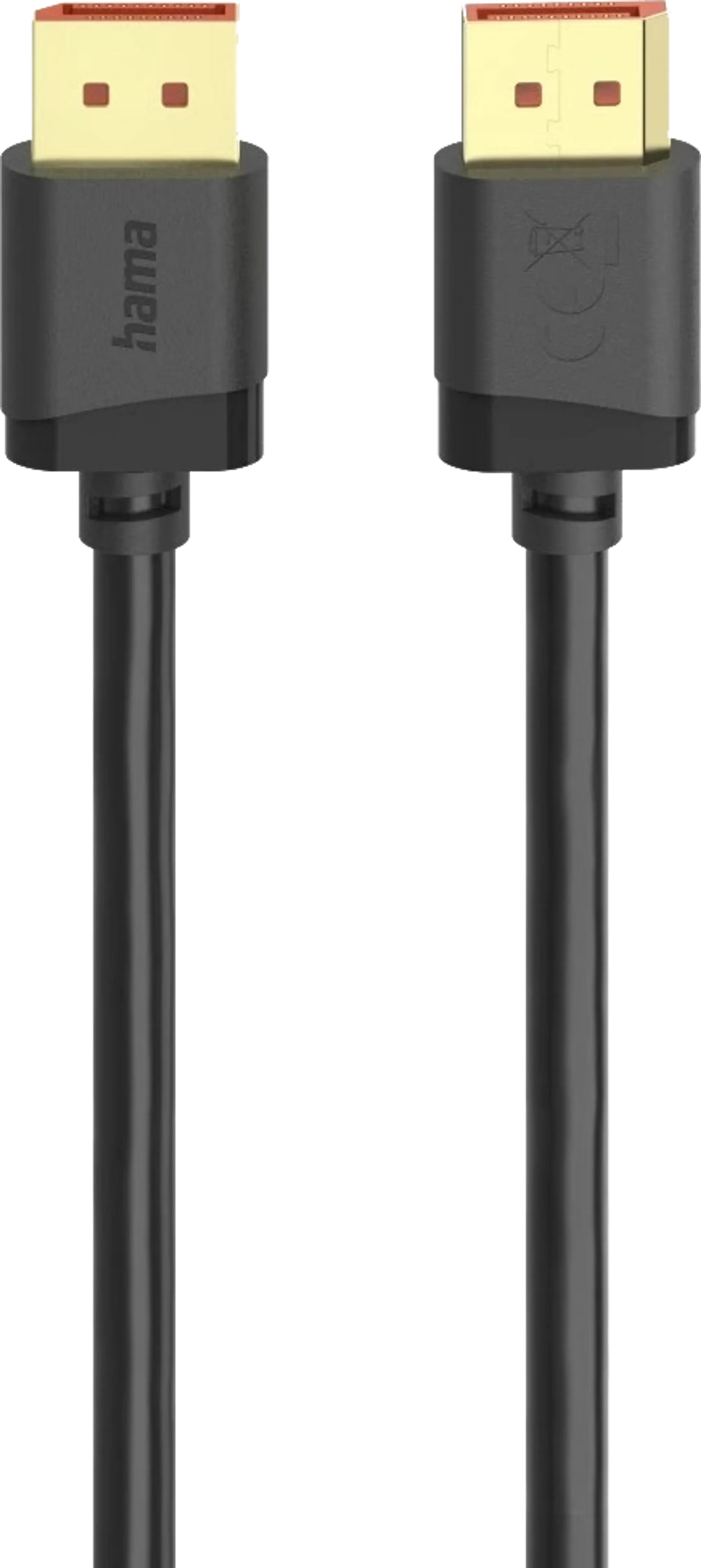 Cable displayport - Ultra-HD - 2 m Noir