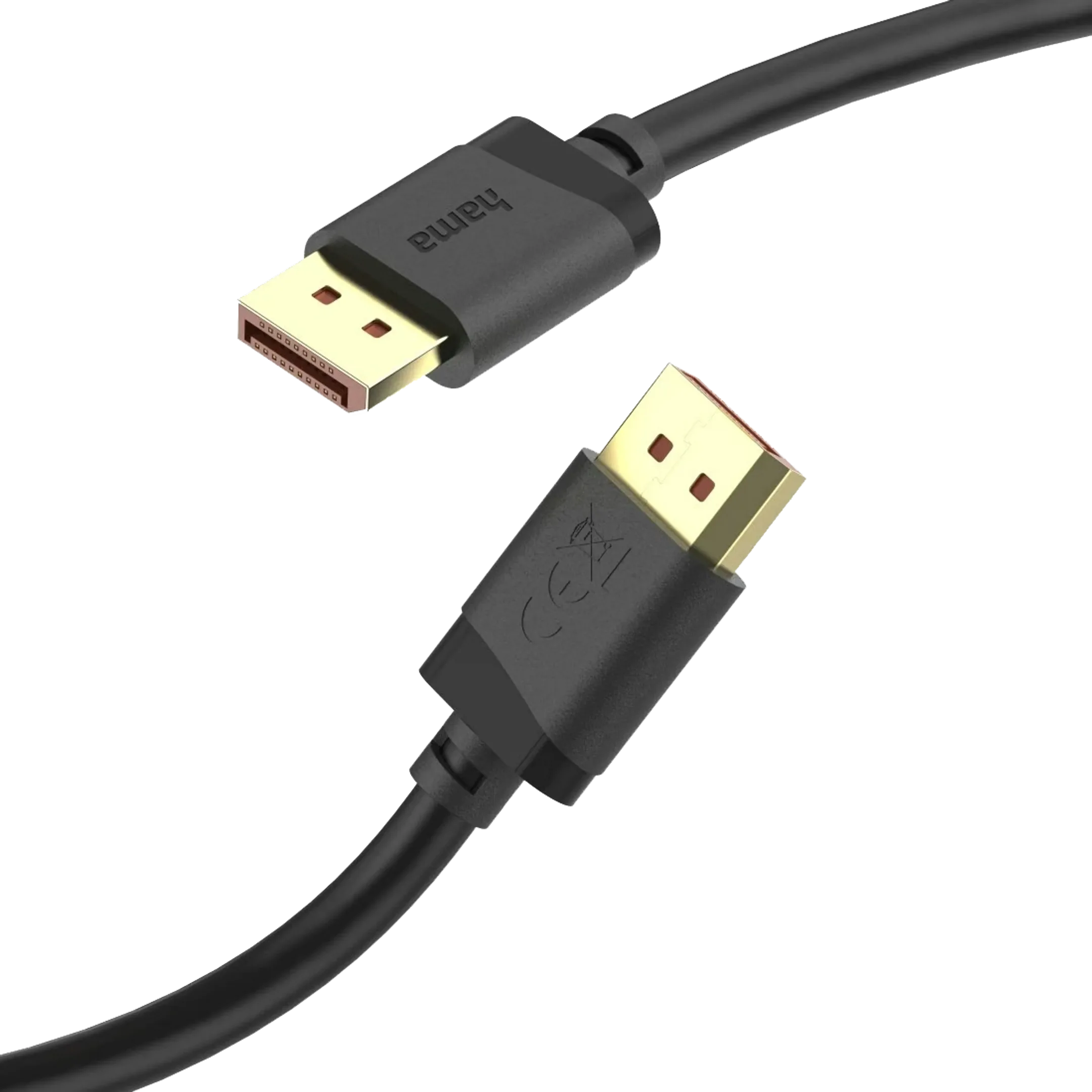 Cable displayport - Ultra-HD - 2 m Noir