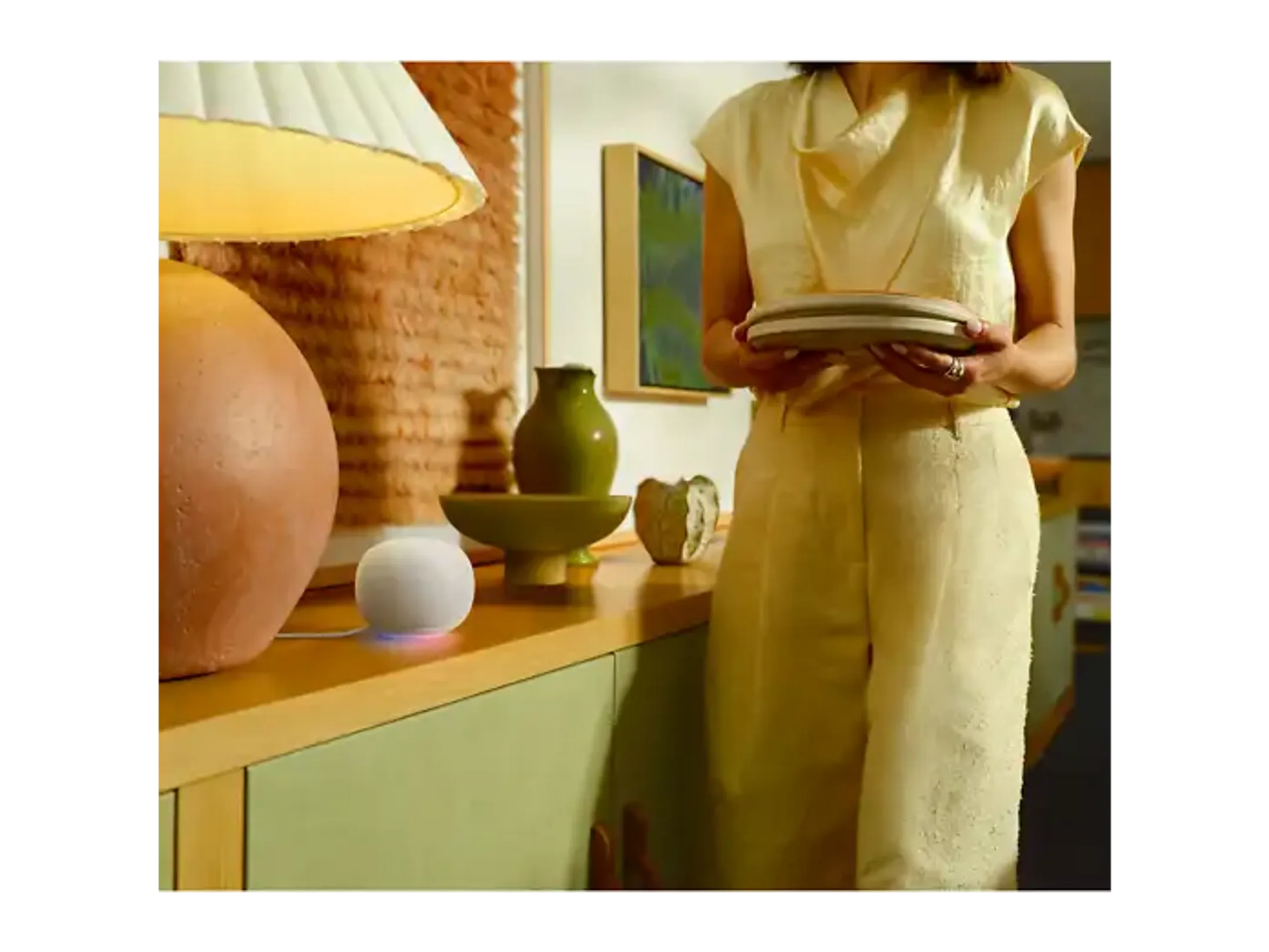 Enceinte d'intérieur - Porcelaine blanche