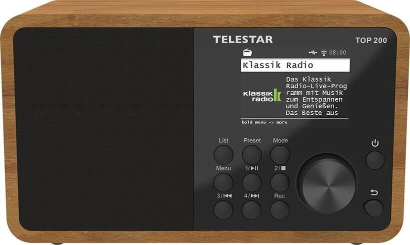 Telestar Digitale DAB+ radio TOP200 - Wood