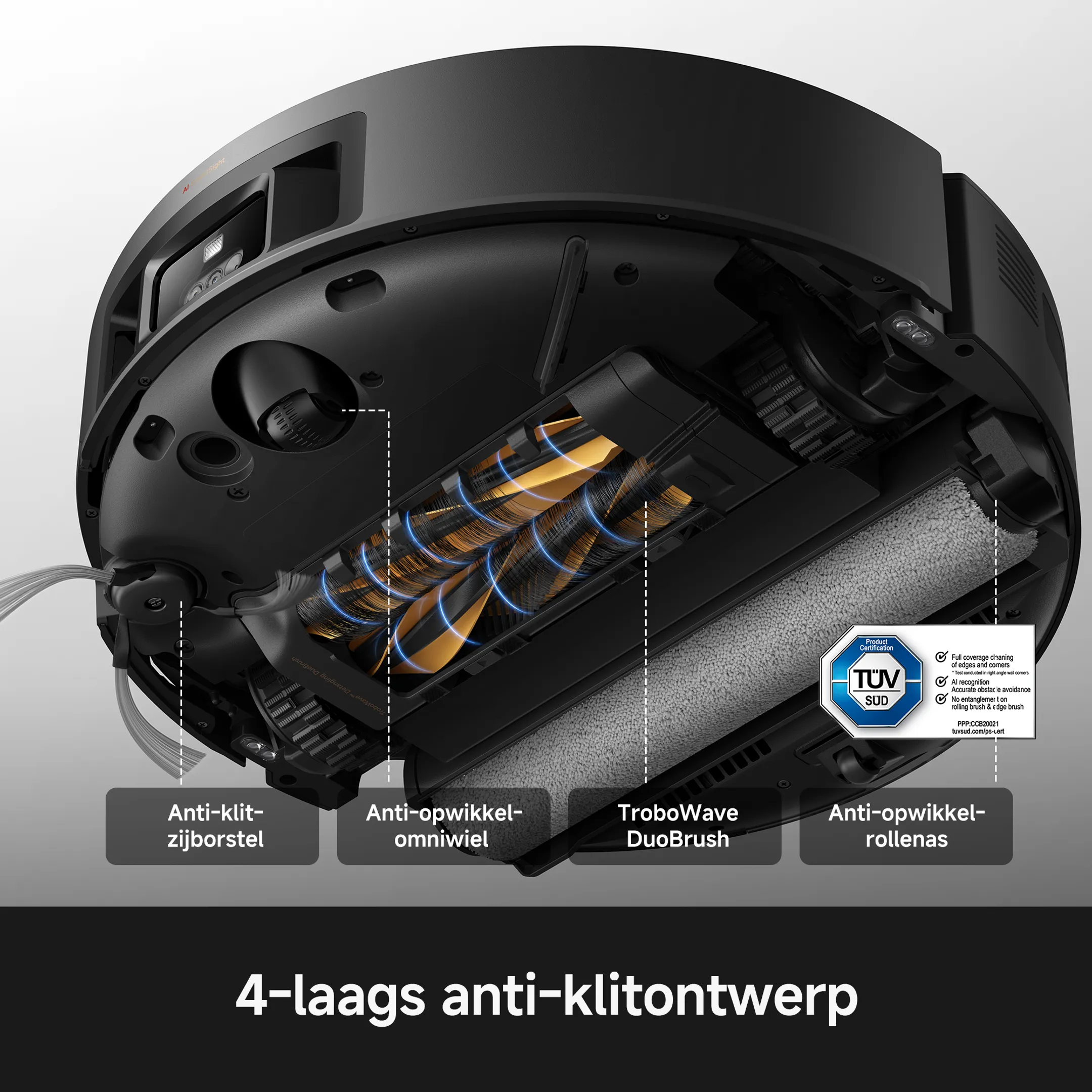 Robotstofzuiger Z70 Ultra Roller