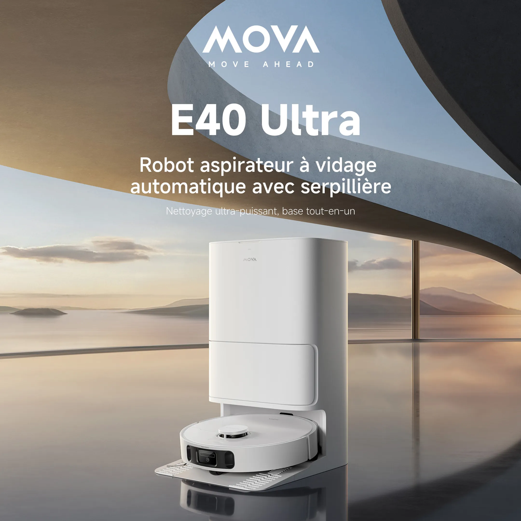 Aspirateur robot 2en1 E40 Ultra