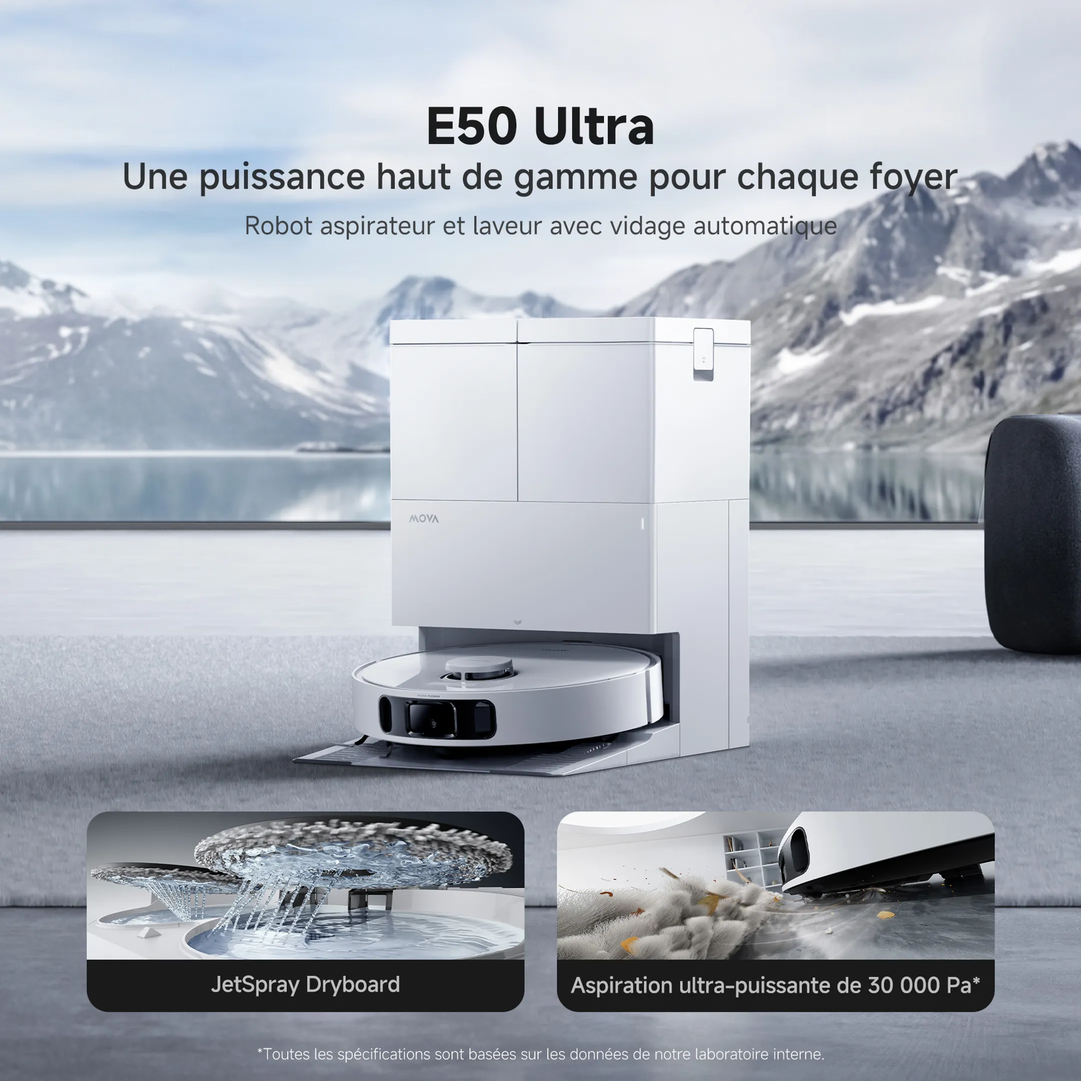 Aspirateur robot E50 Ultra