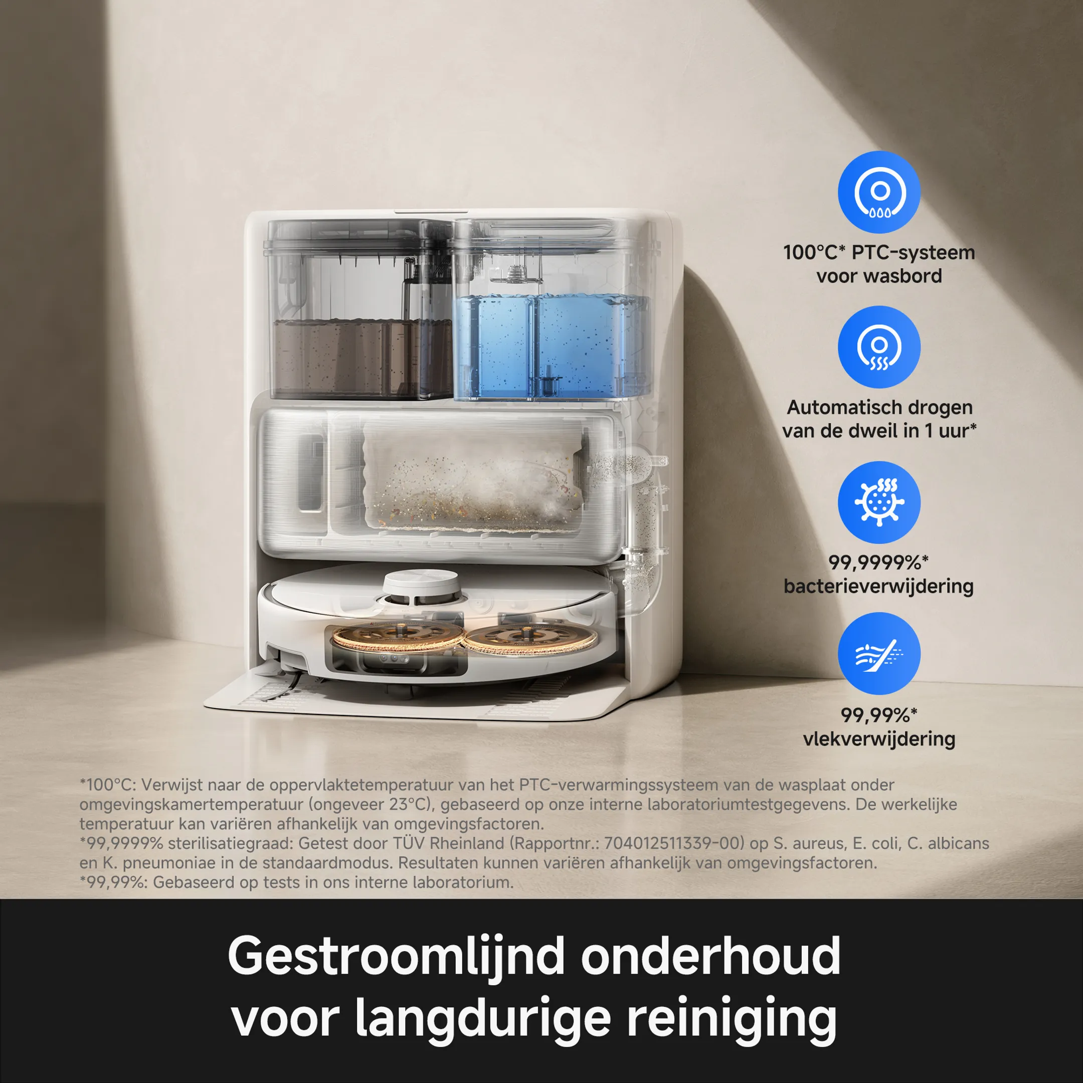 Robotstofzuiger 2in1 P70 Pro Ultra