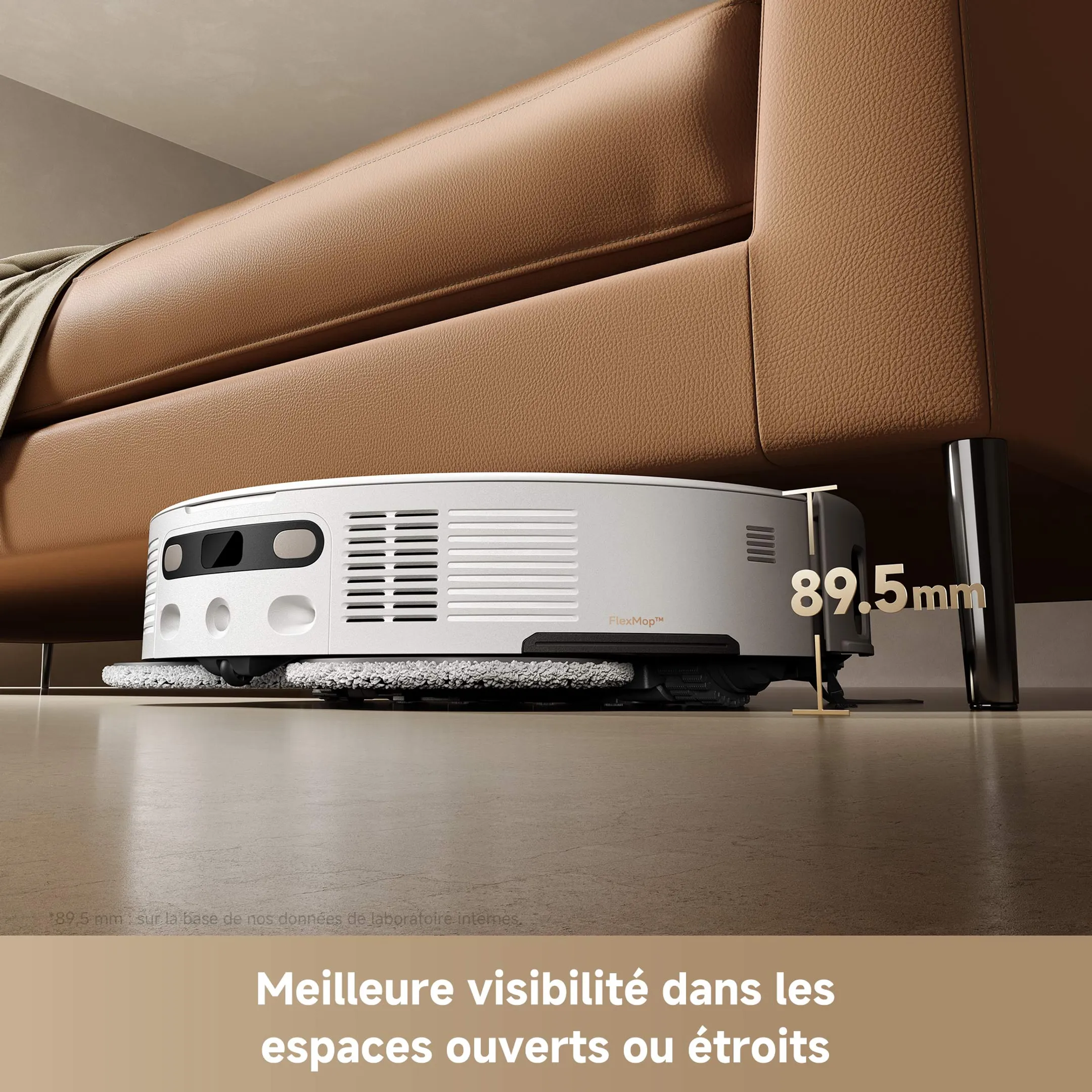 Aspirateur robot 2en1 V50 Ultra Complete White