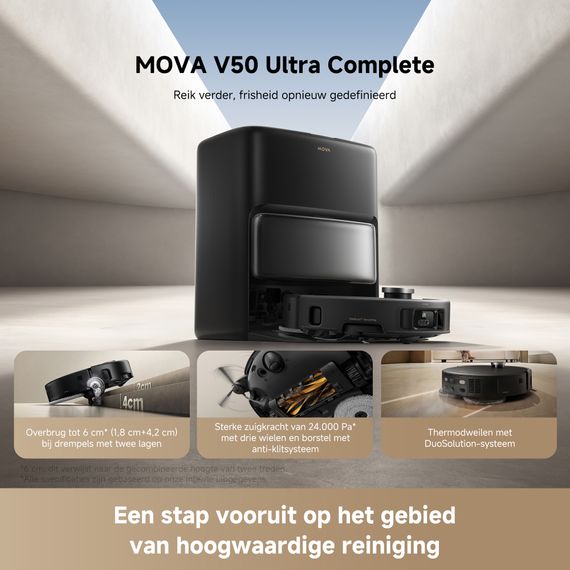 Mova Robotstofzuiger 2in1 V50 Ultra Complete Black, foto 2