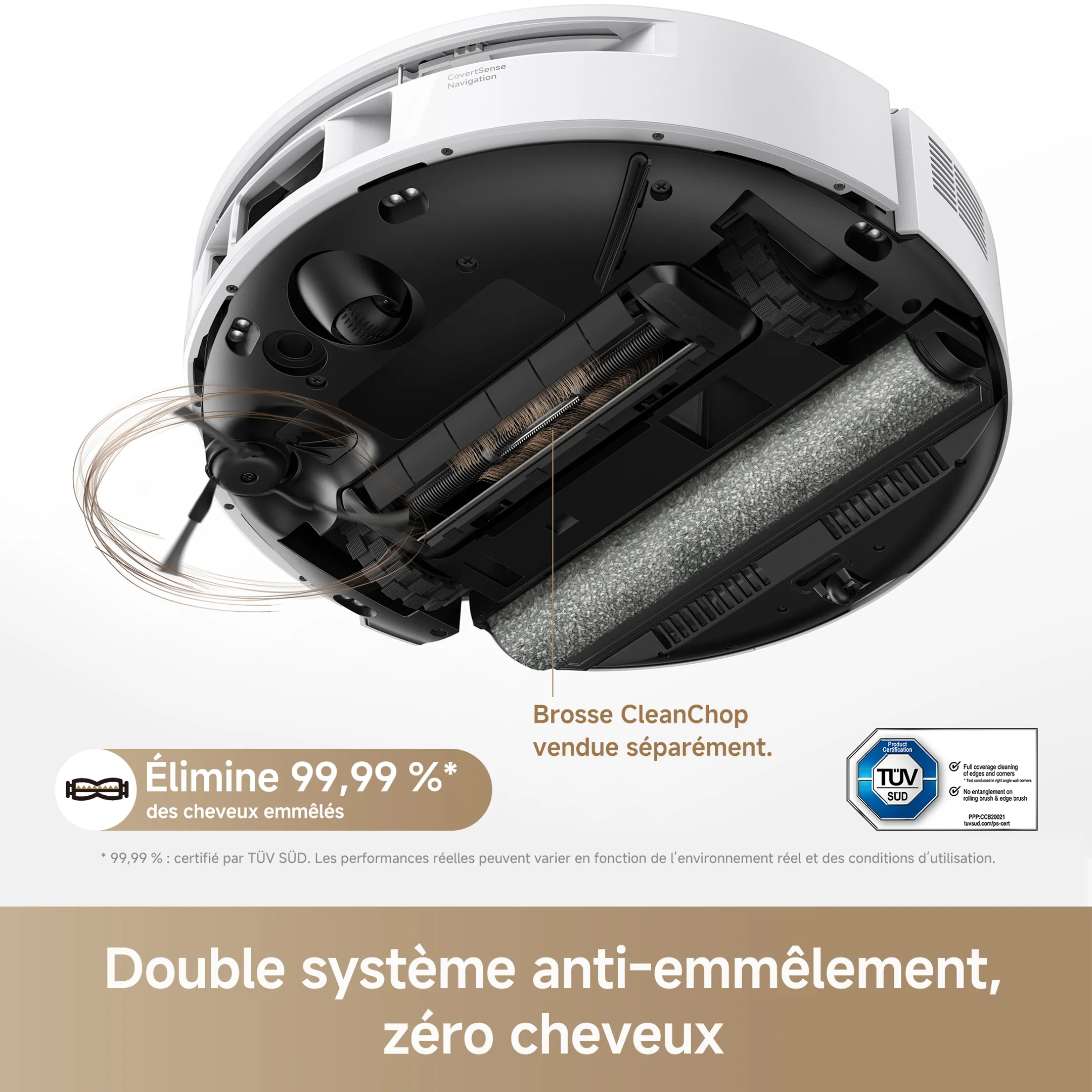 Aspirateur robot 2en1 S70 Roller