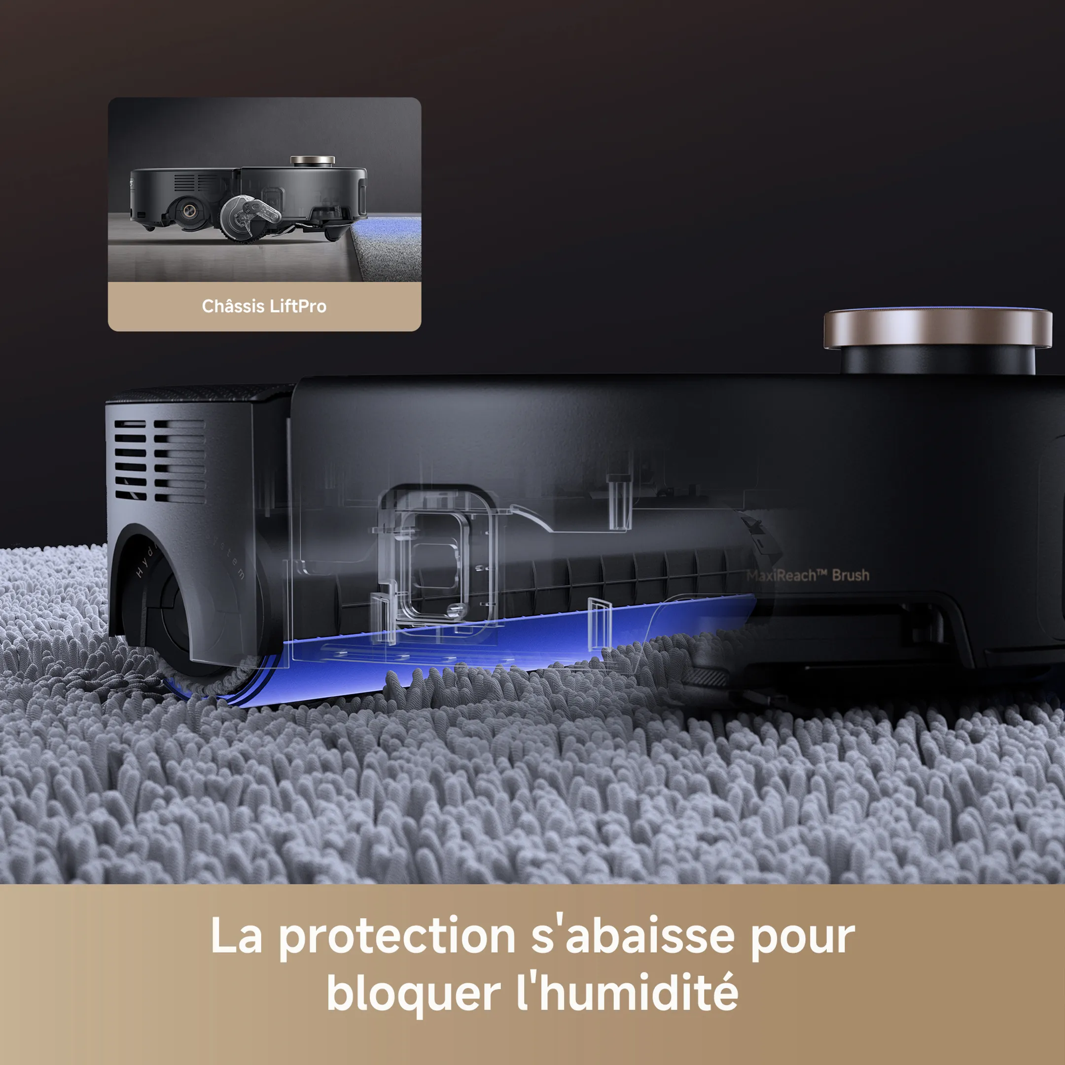 Aspirateur robot 2en1 Z60 Ultra Roller Complete Black