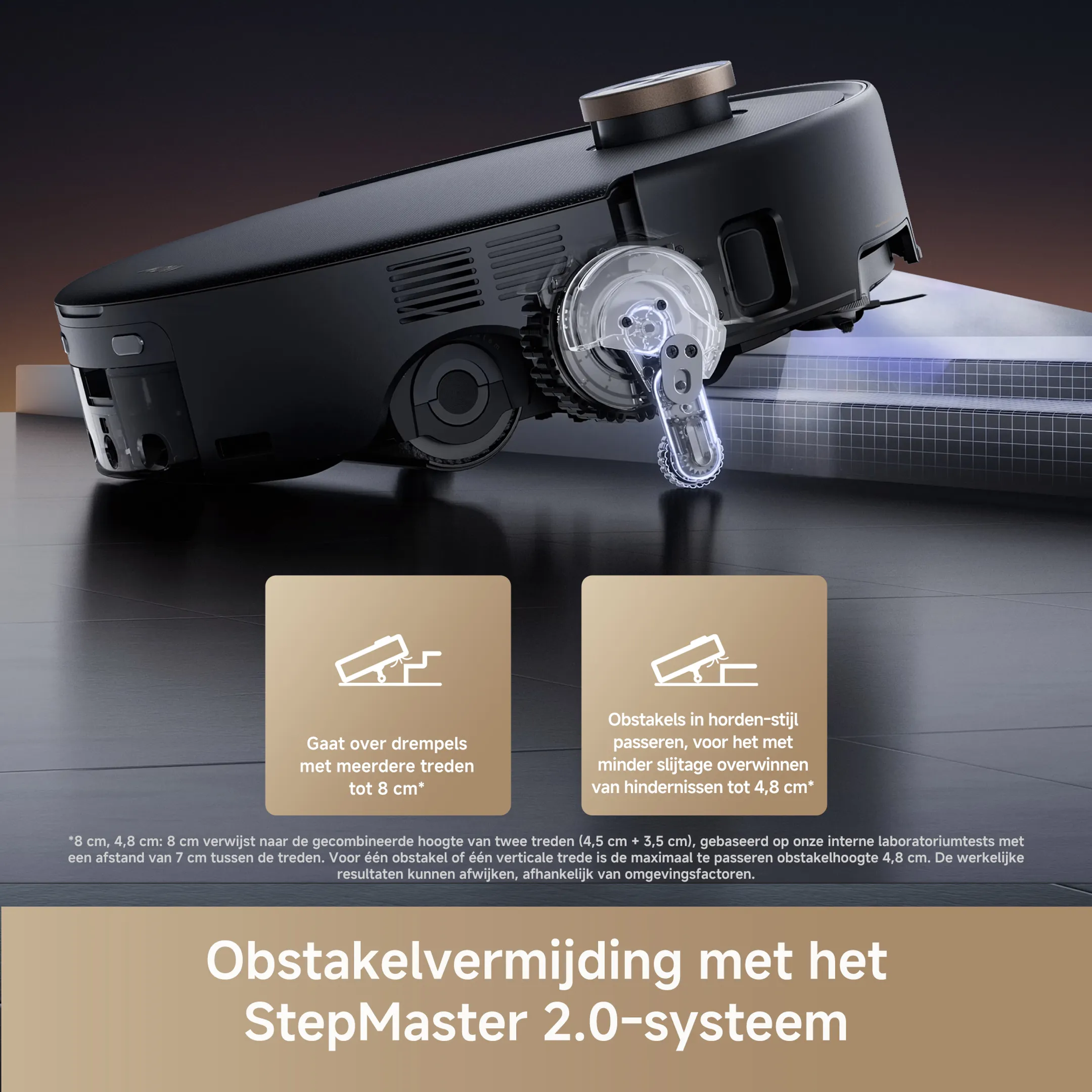 Robotstofzuiger 2in1 Z60 Ultra Roller Complete Black