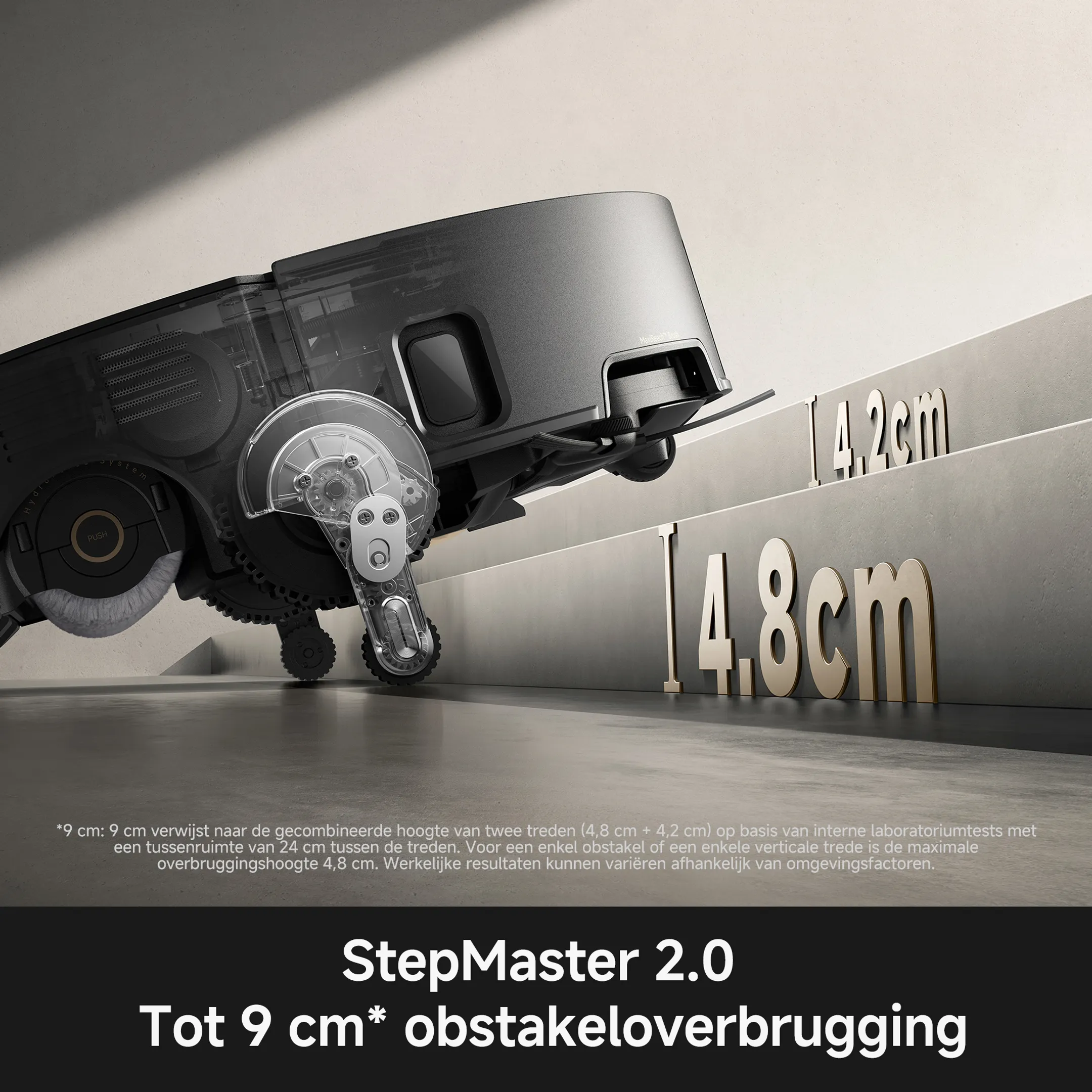 Robotstofzuiger Z70 Ultra Roller