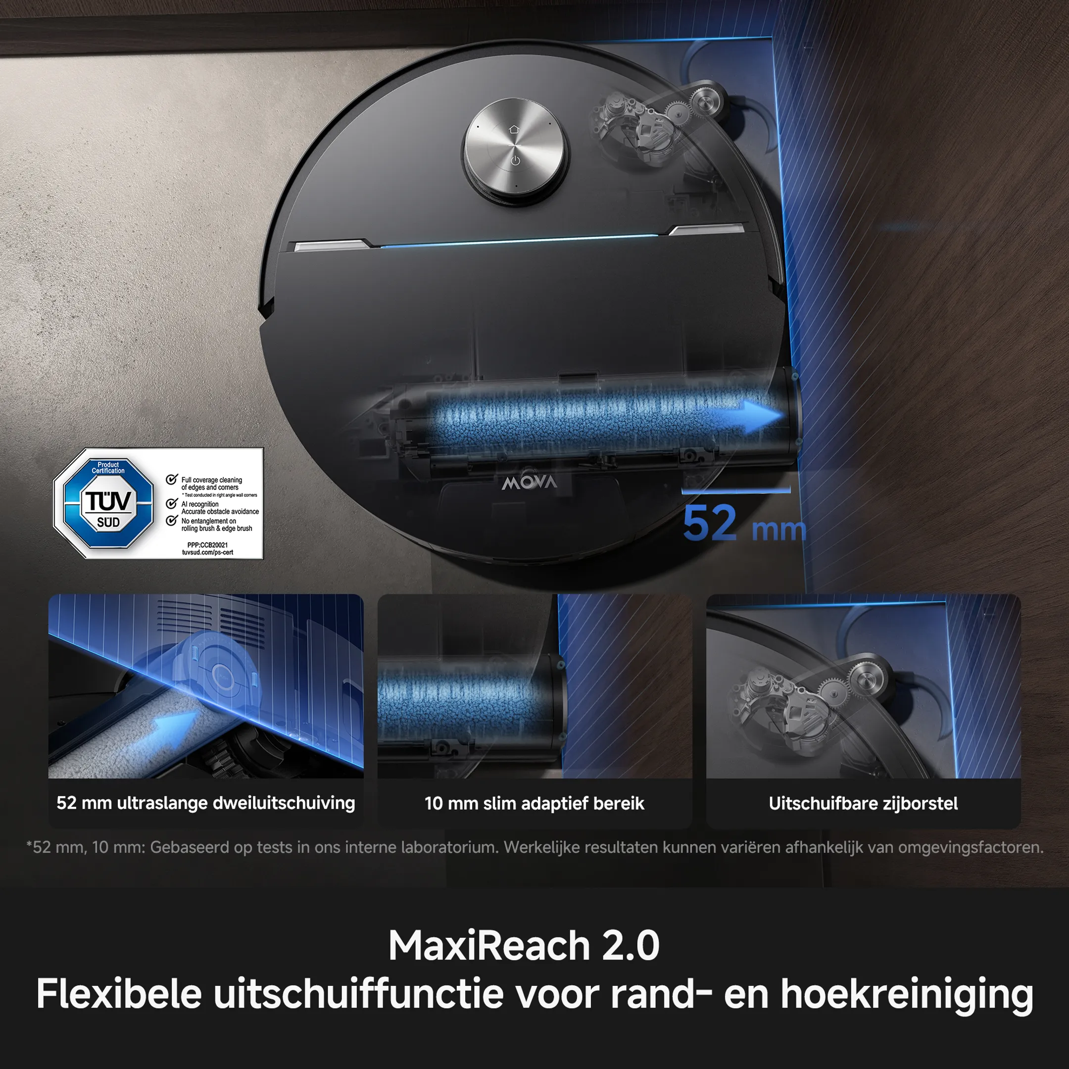 Robotstofzuiger Z70 Ultra Roller